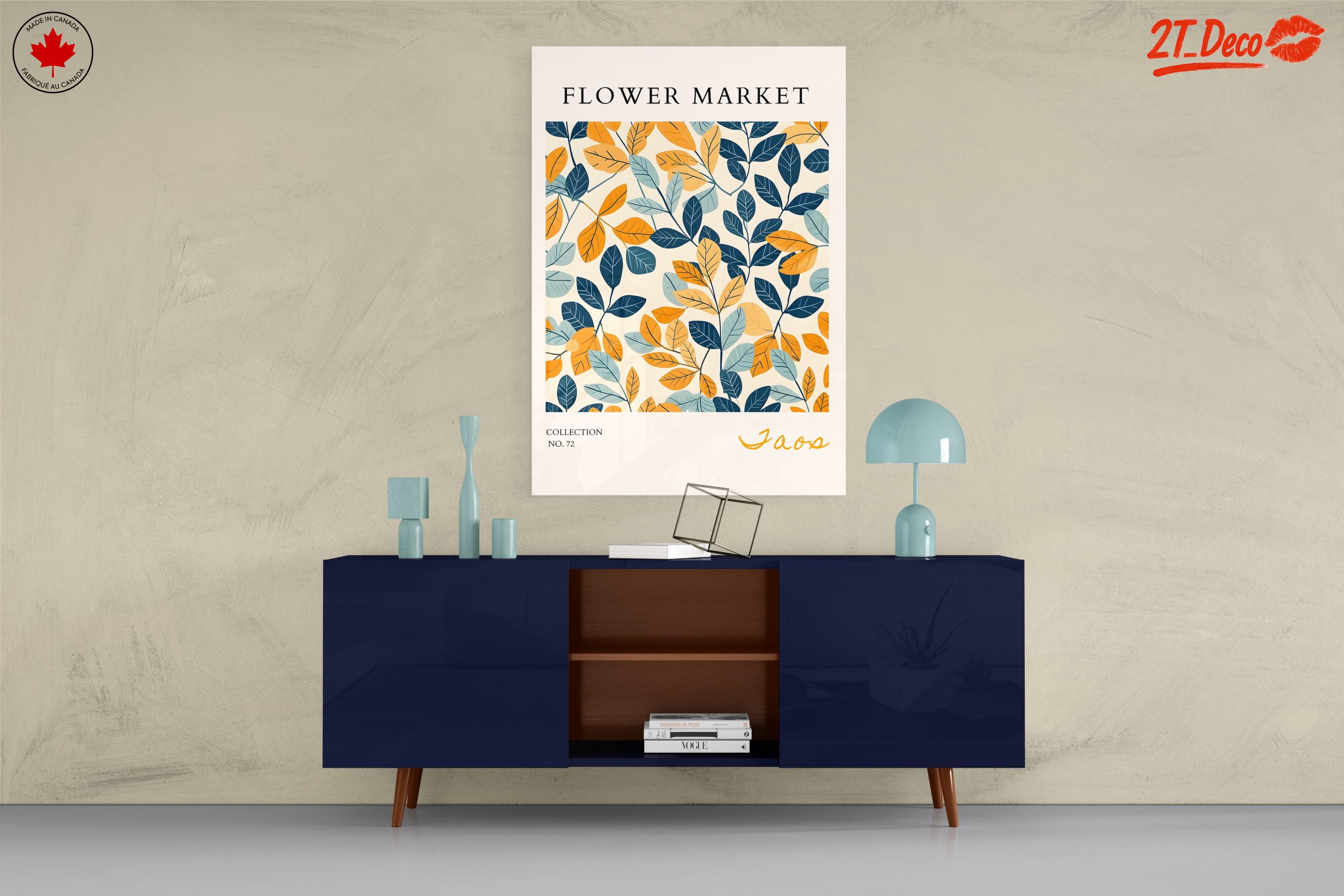 Botanical Leaf Artwork for Home Decor - Image 8