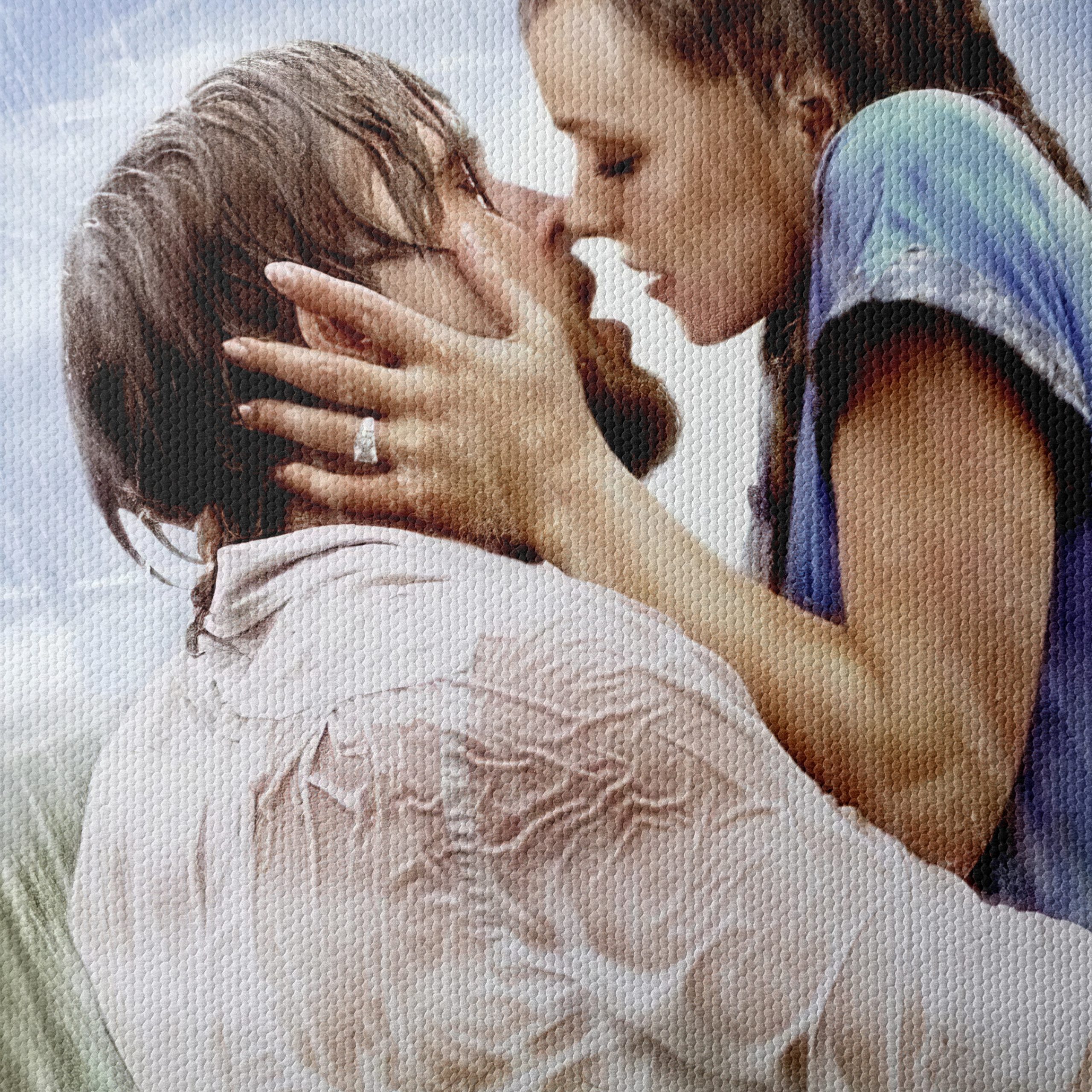 Romantic Embrace in the Rain - Image 4