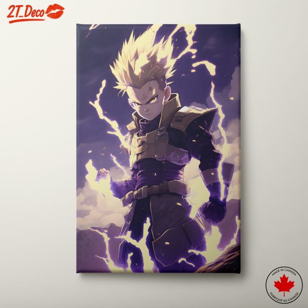 Dynamic Anime Character Action Art