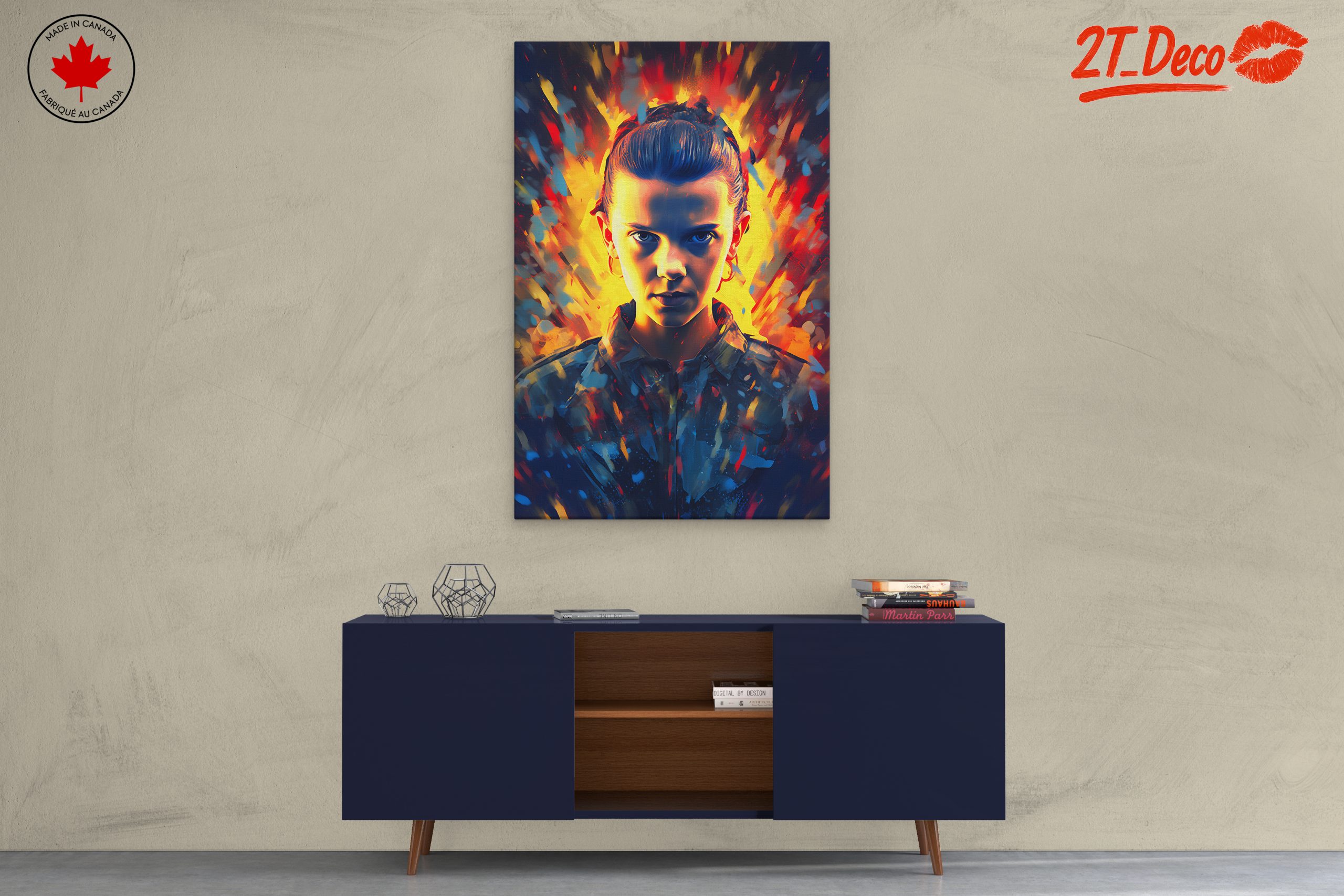 Bold Contemporary Character Artwork - Image 3