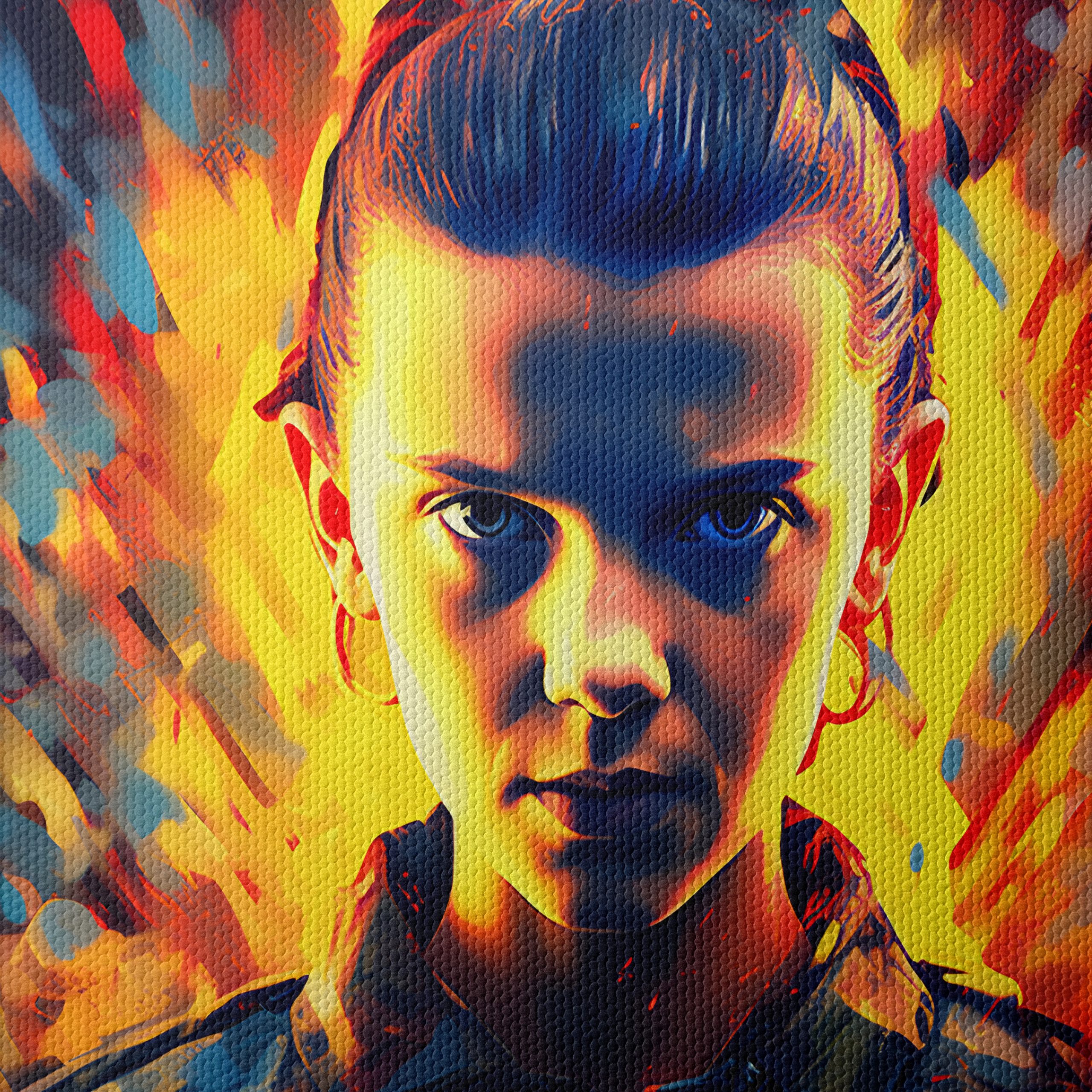 Bold Contemporary Character Artwork - Image 4