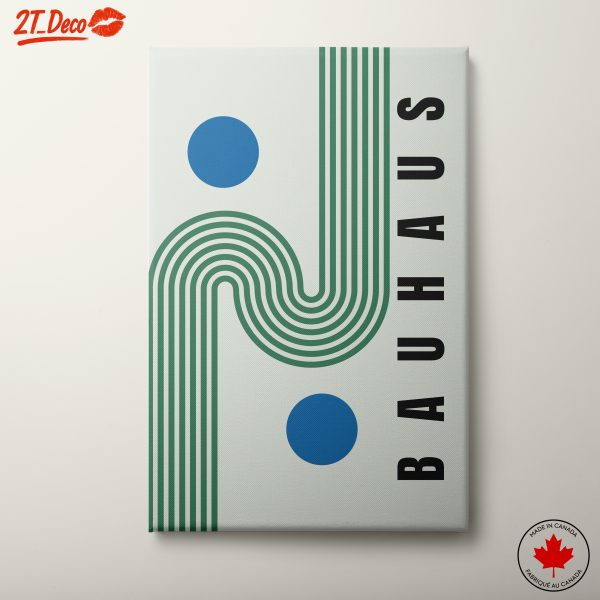 Bauhaus Geometric Art with Bold Colors