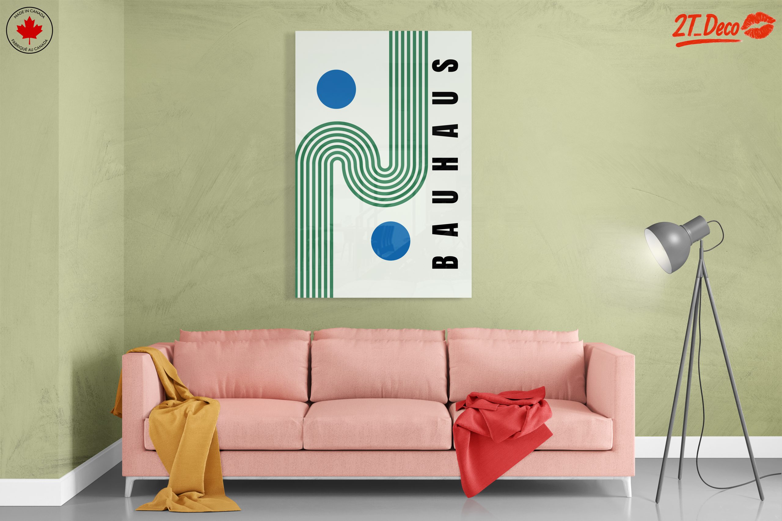 Bauhaus Geometric Art with Bold Colors - Image 7