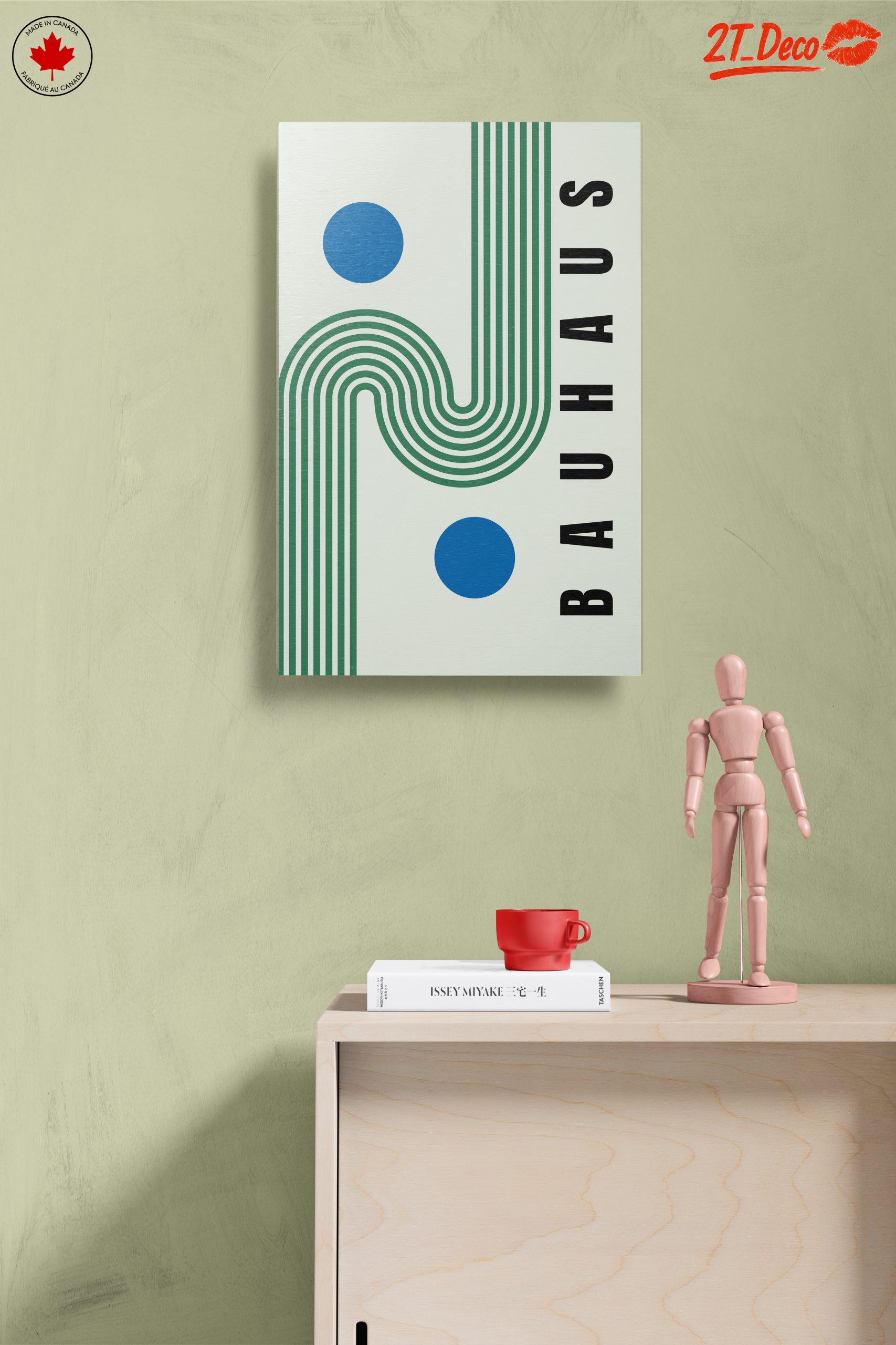 Bauhaus Geometric Art with Bold Colors - Image 14