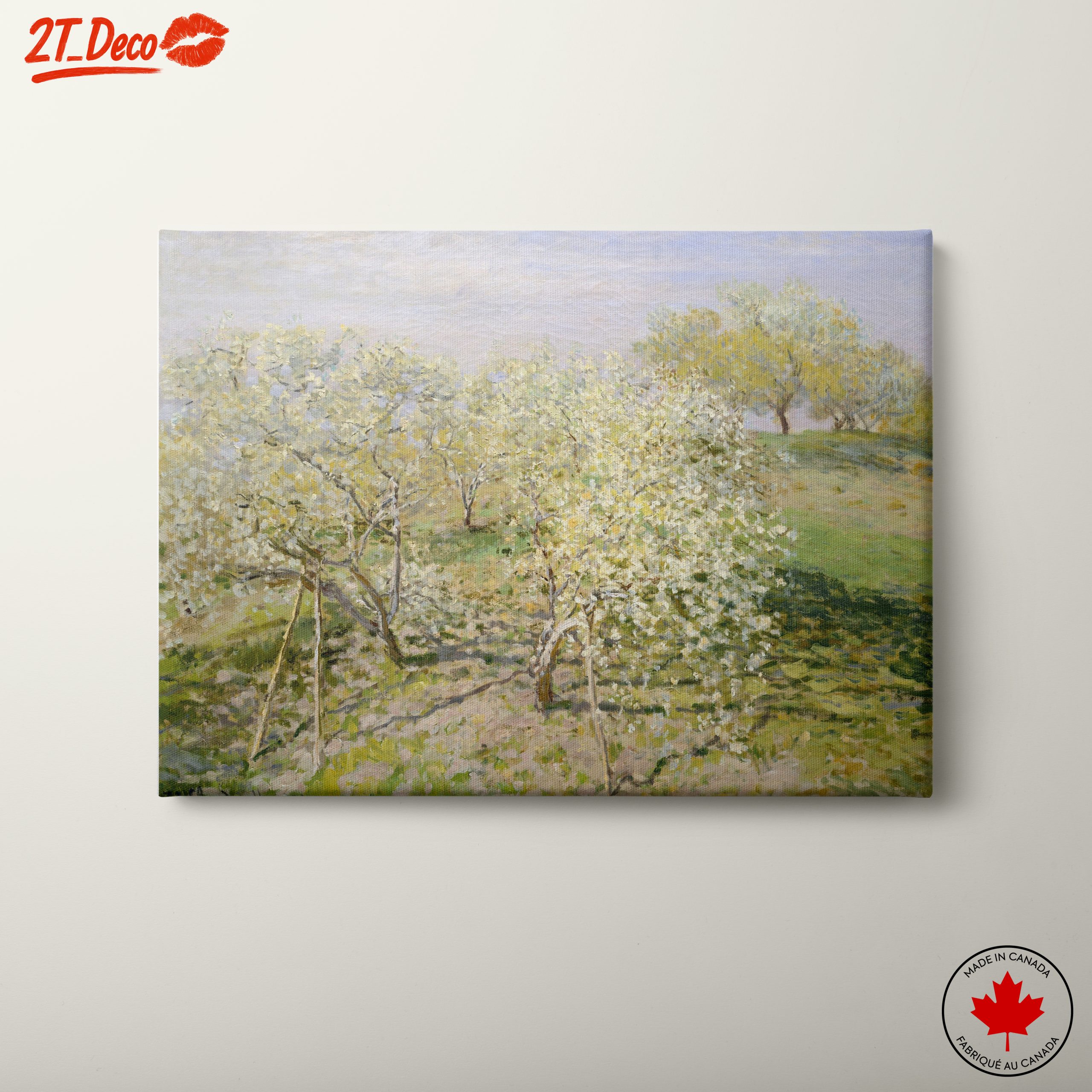 Lush Blooming Trees in Spring