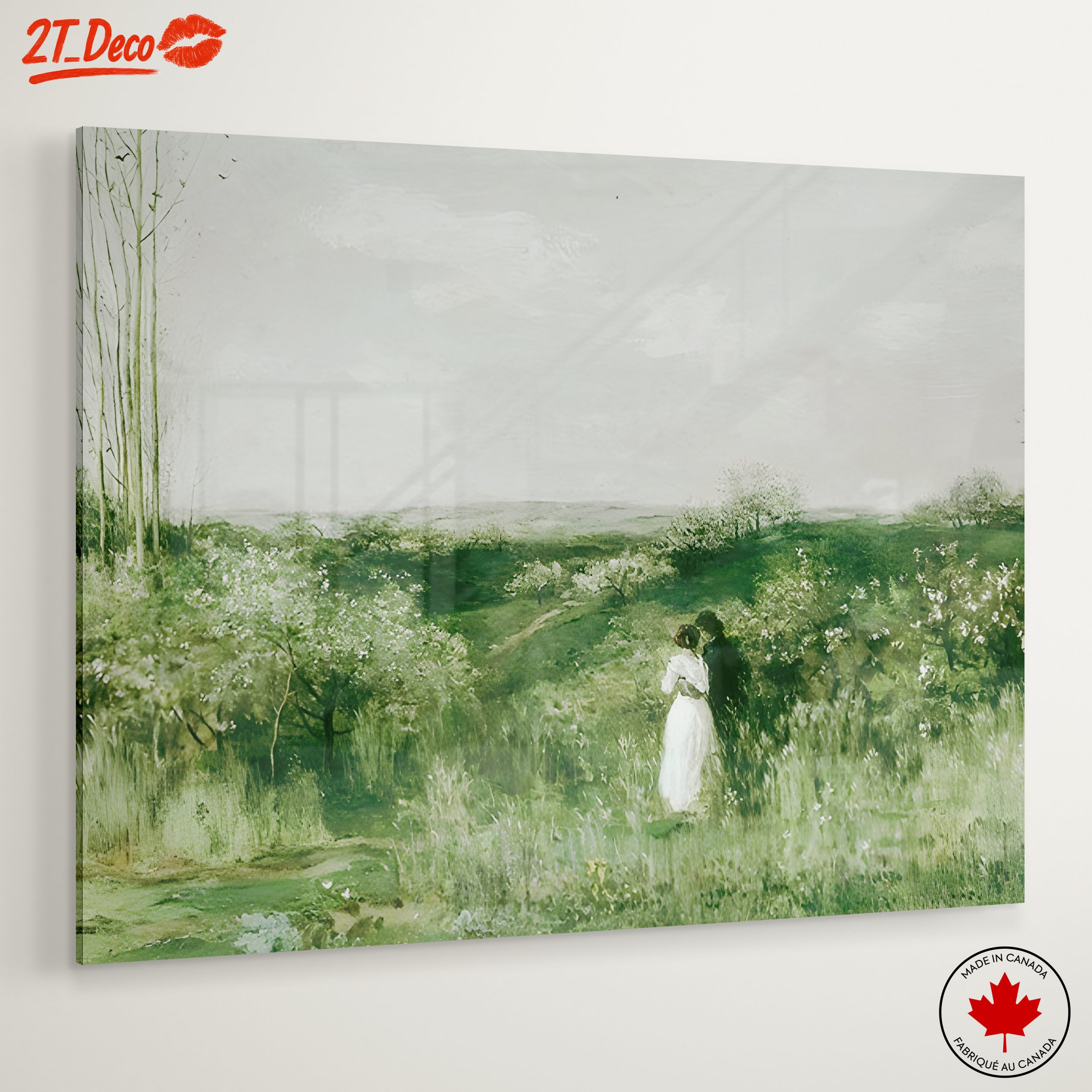 Serene Nature Landscape with Couple - Image 6