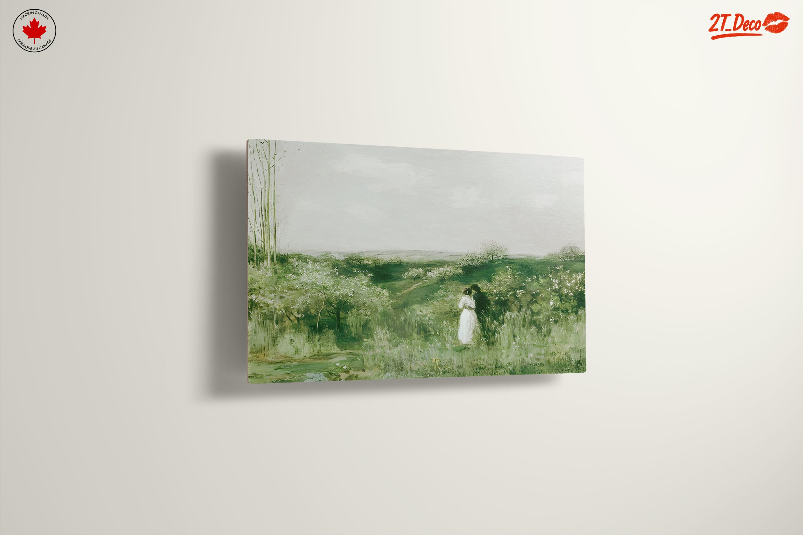 Serene Nature Landscape with Couple - Image 13