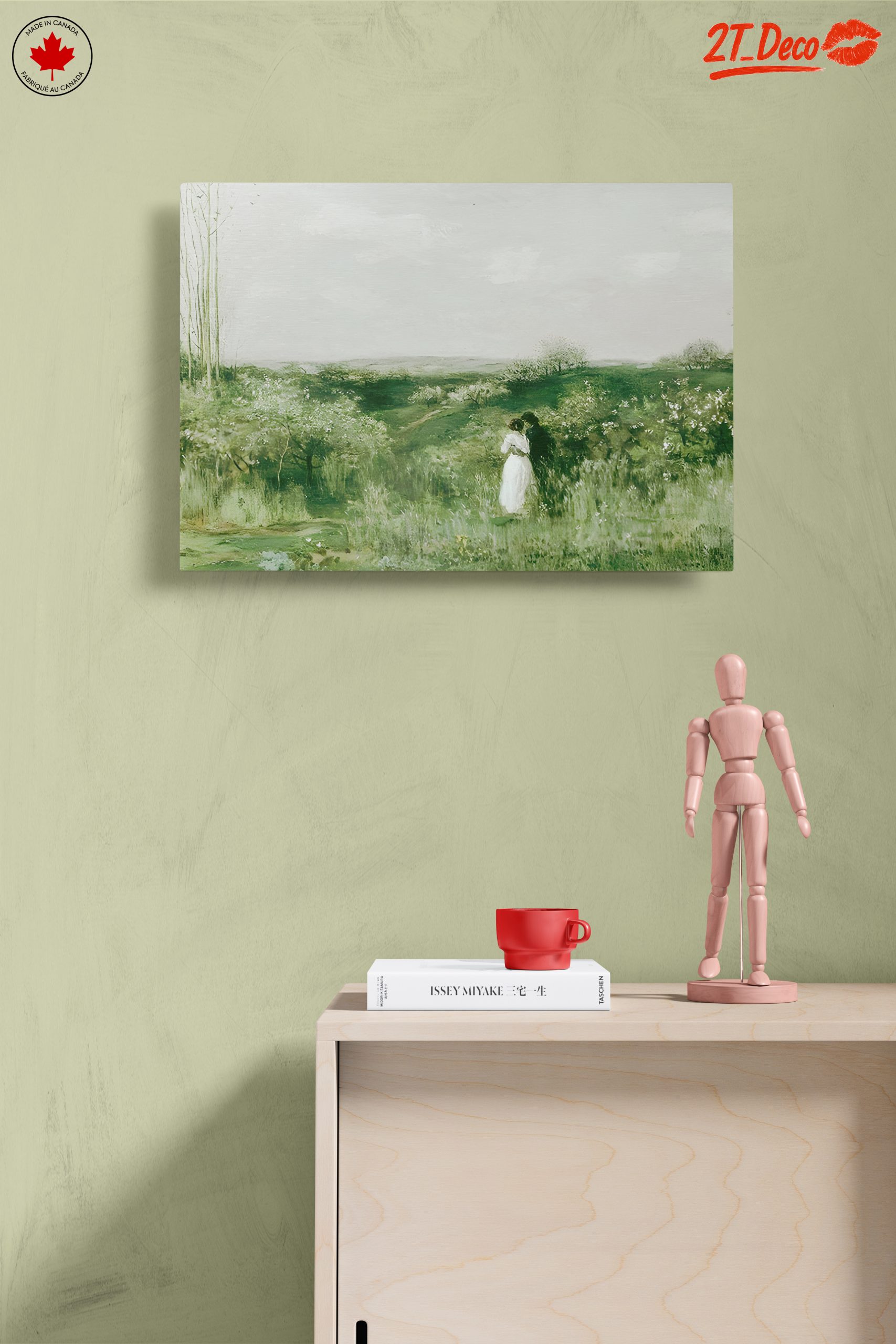 Serene Nature Landscape with Couple - Image 14