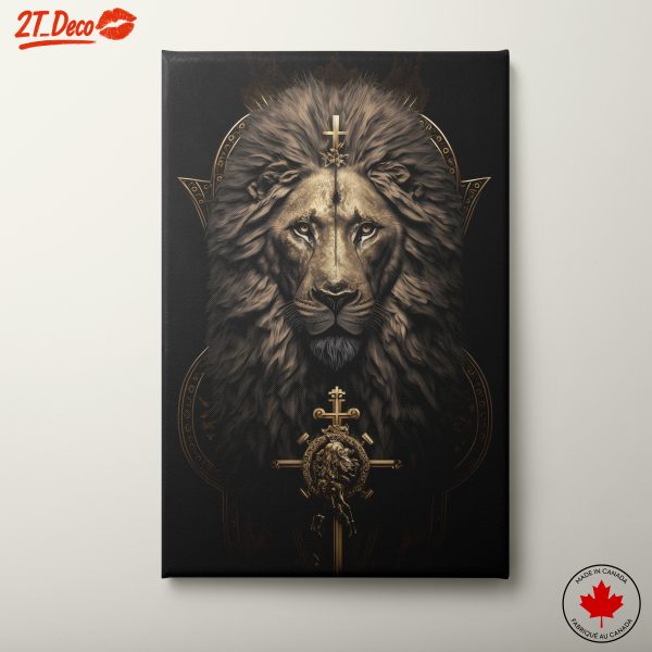 Majestic Lion Art with Intricate Design