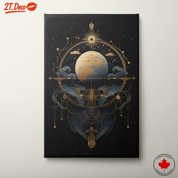 Celestial Cosmic Abstract Artwork