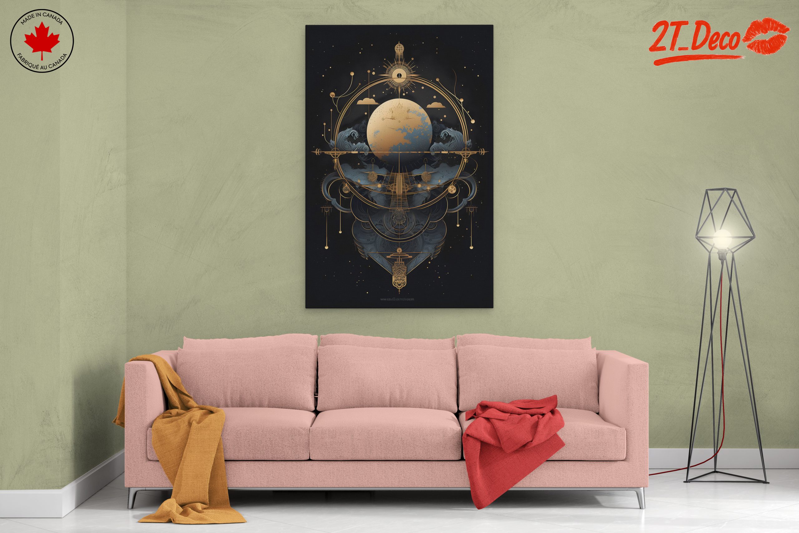 Celestial Cosmic Abstract Artwork - Image 2