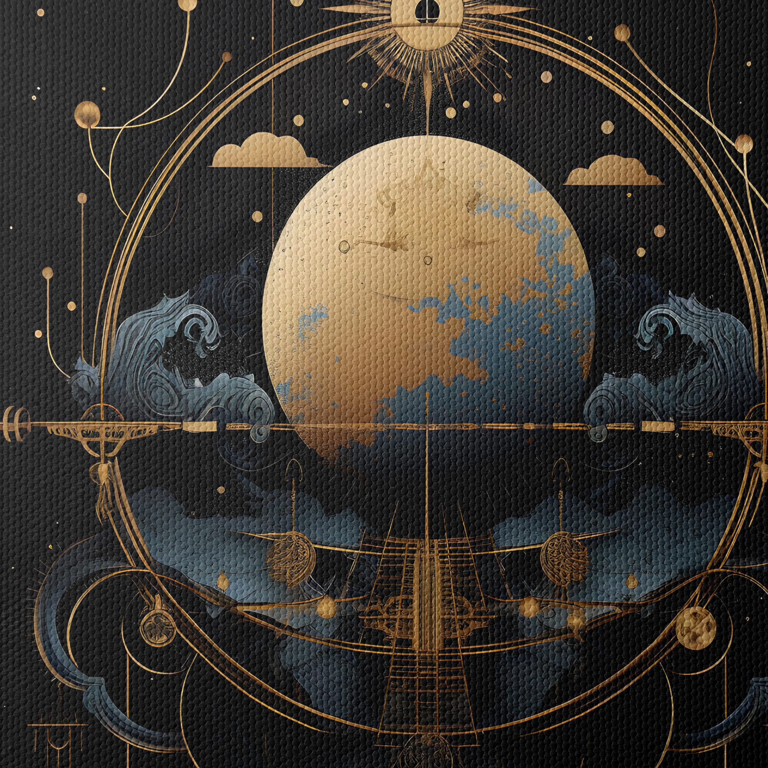 Celestial Cosmic Abstract Artwork - Image 4