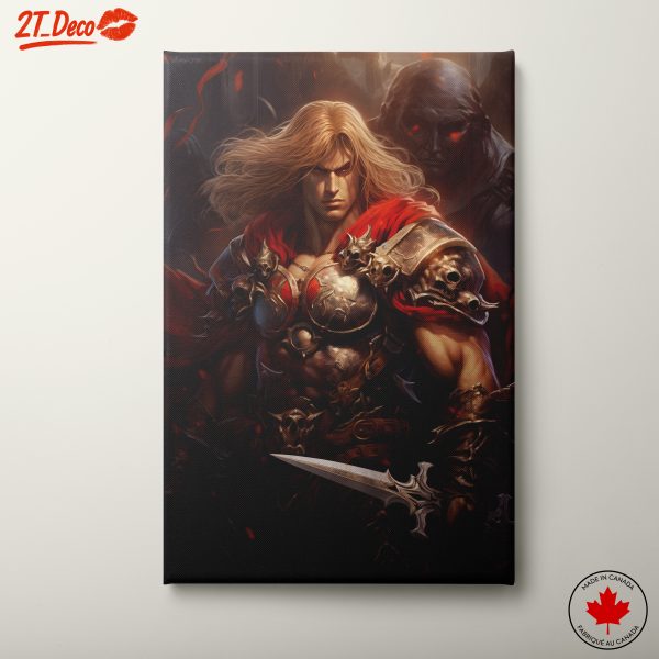 Dramatic Fantasy Character With Sword