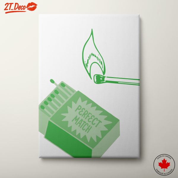 Whimsical Matchstick Illustration