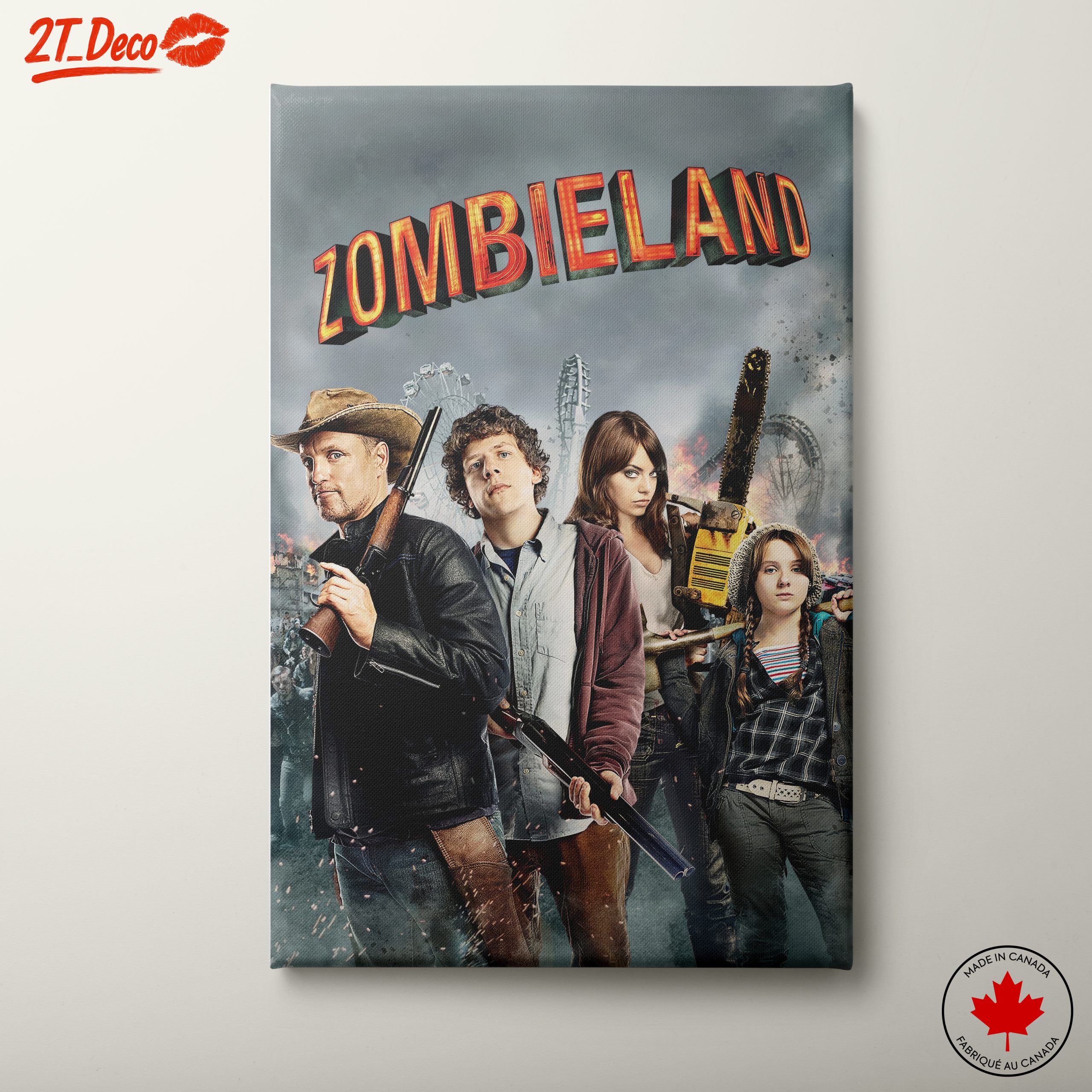 Zombieland Movie Poster Inspired Artwork