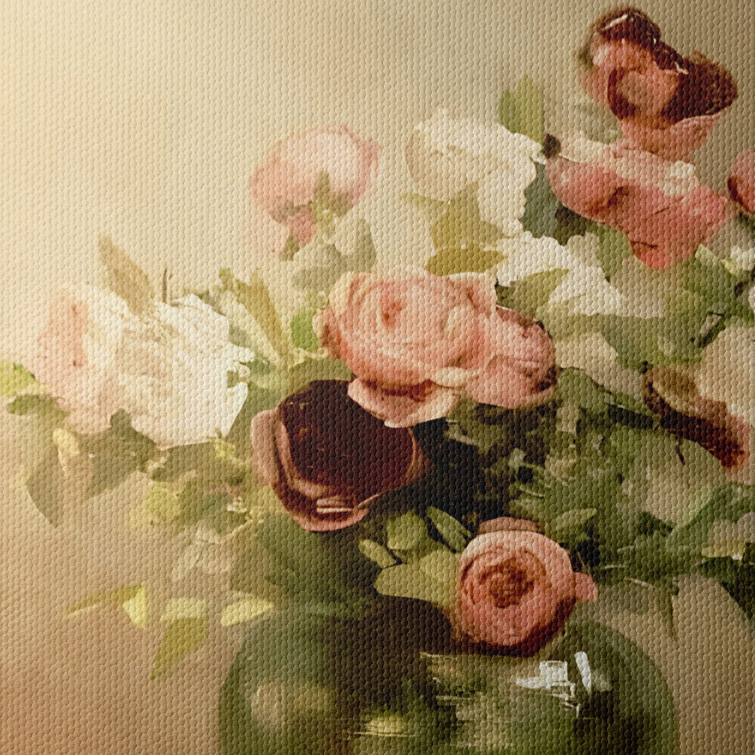 Beautiful Floral Arrangement in a Green Vase - Image 4