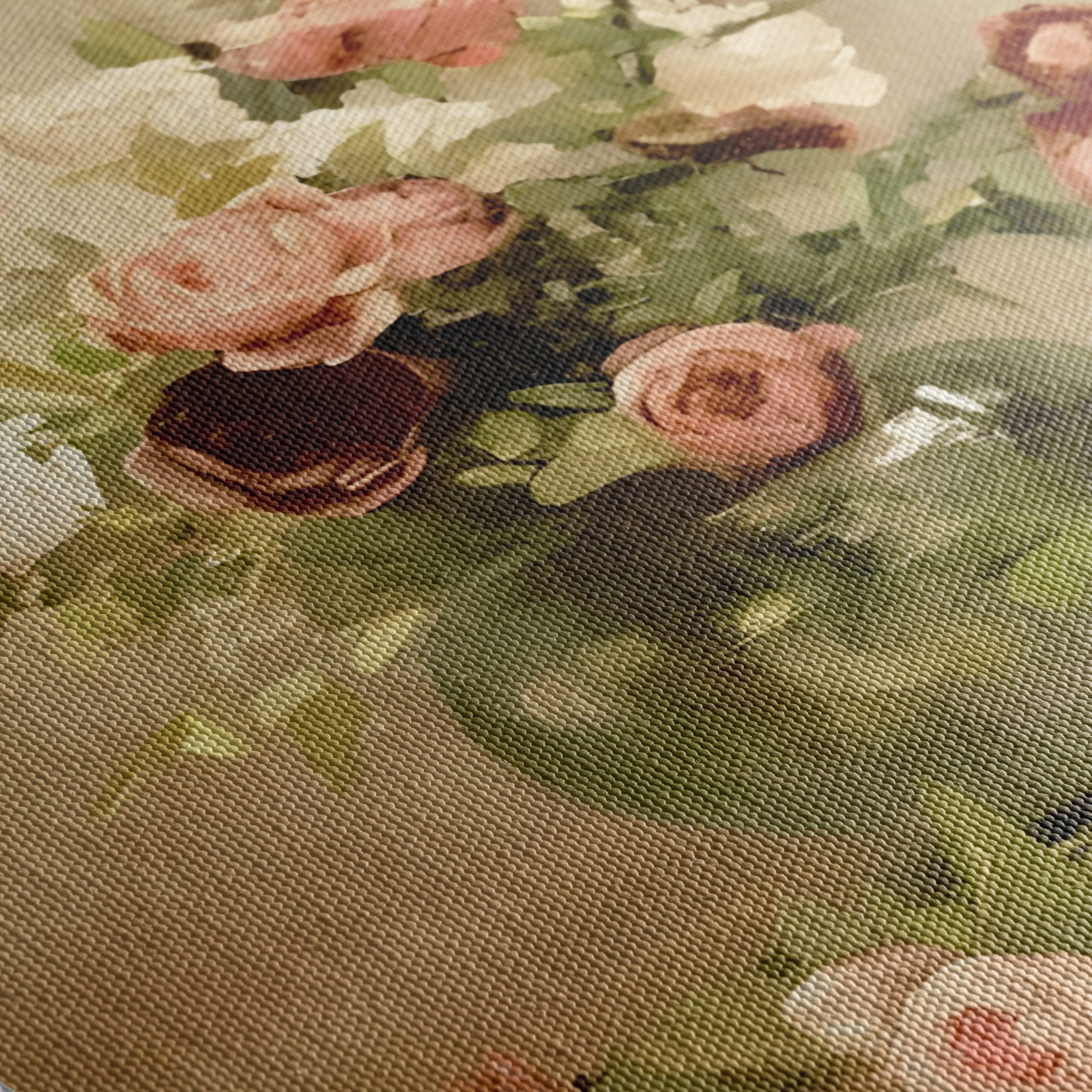 Beautiful Floral Arrangement in a Green Vase - Image 5