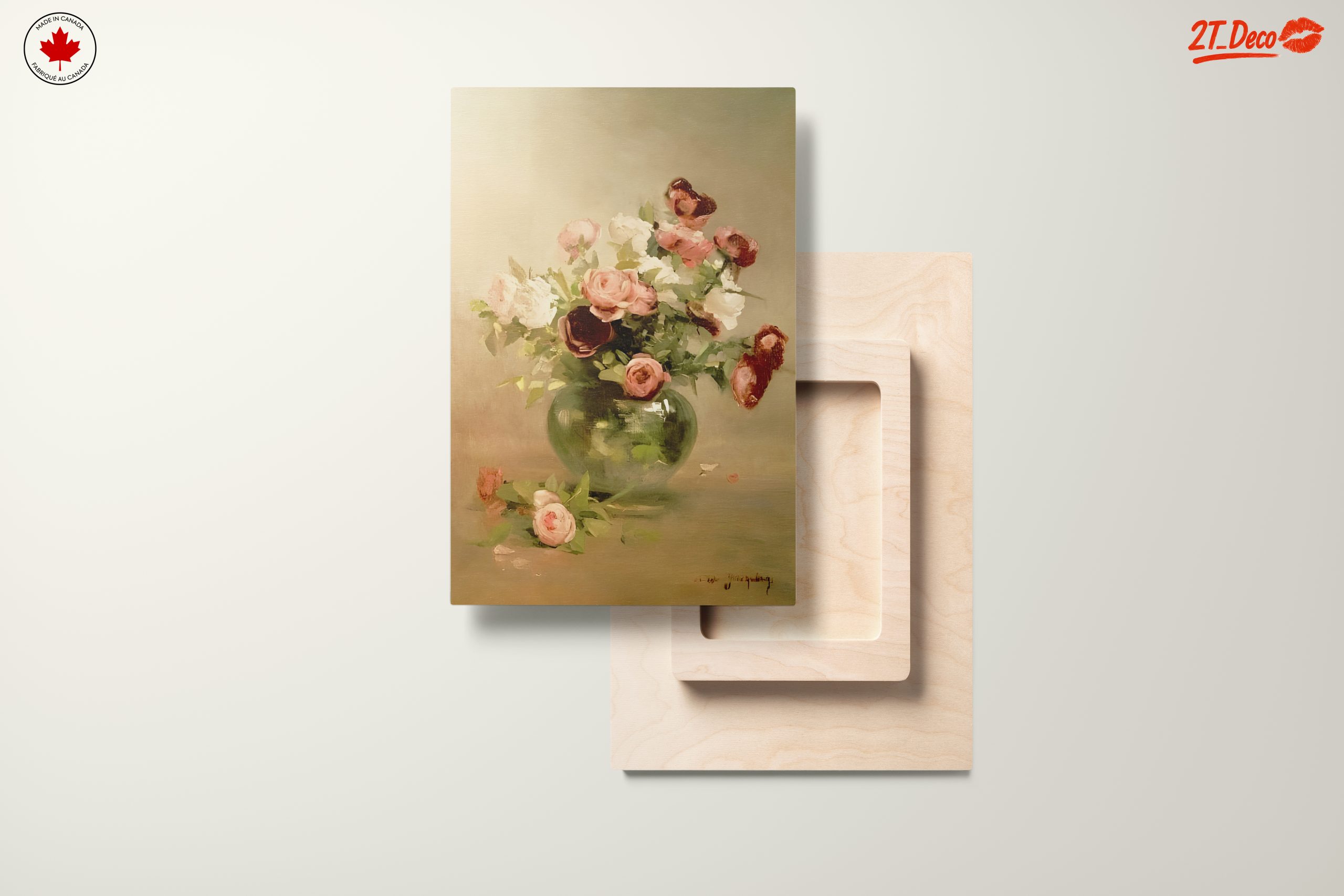 Beautiful Floral Arrangement in a Green Vase - Image 11