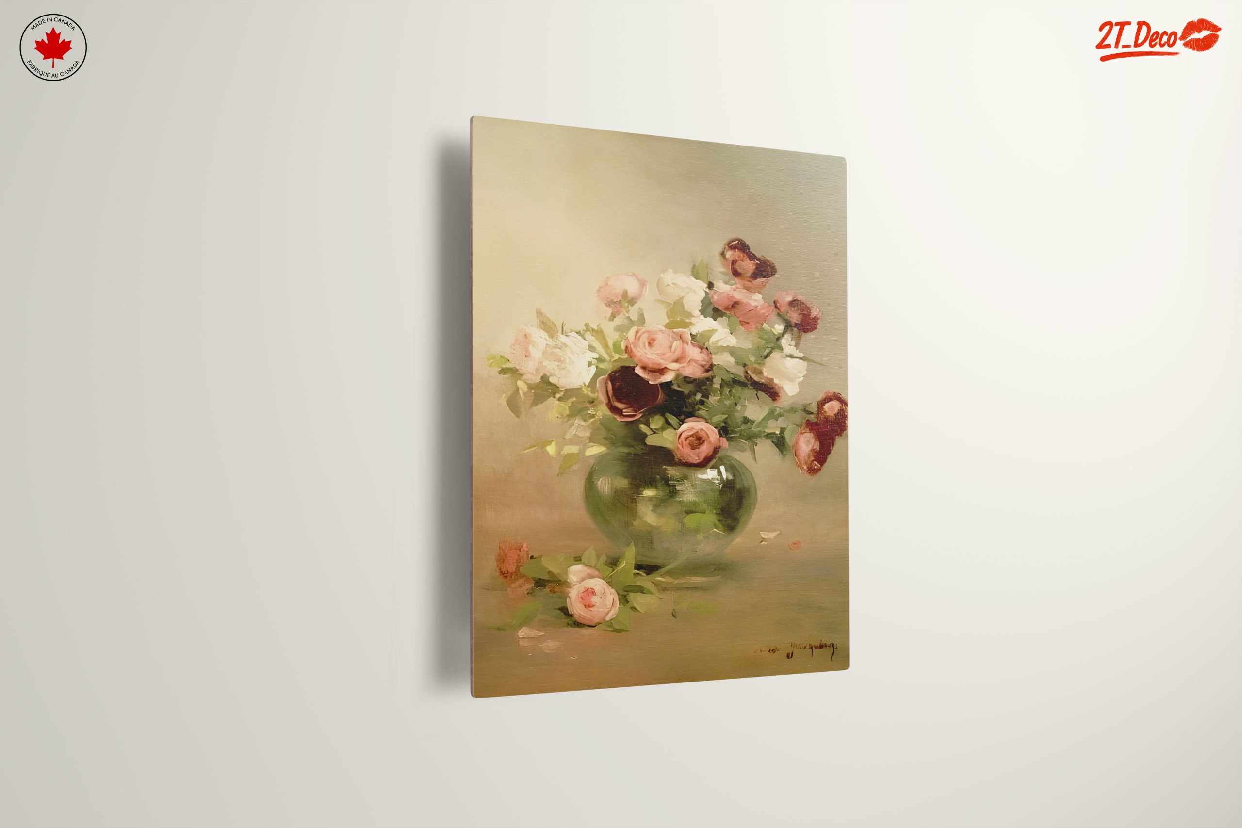 Beautiful Floral Arrangement in a Green Vase - Image 13