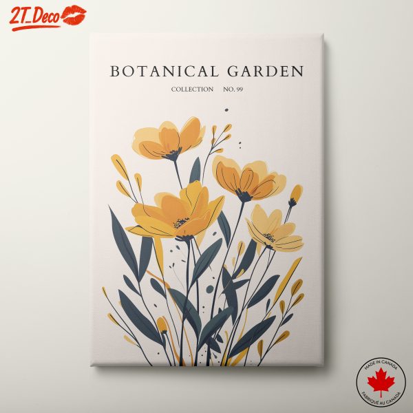 Charming Floral Botanical Garden Art