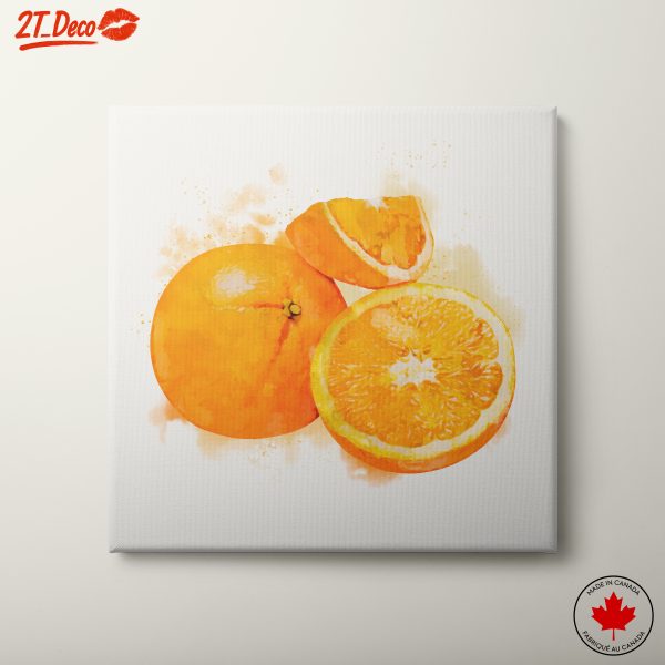 Vibrant Abstract Orange Art 2