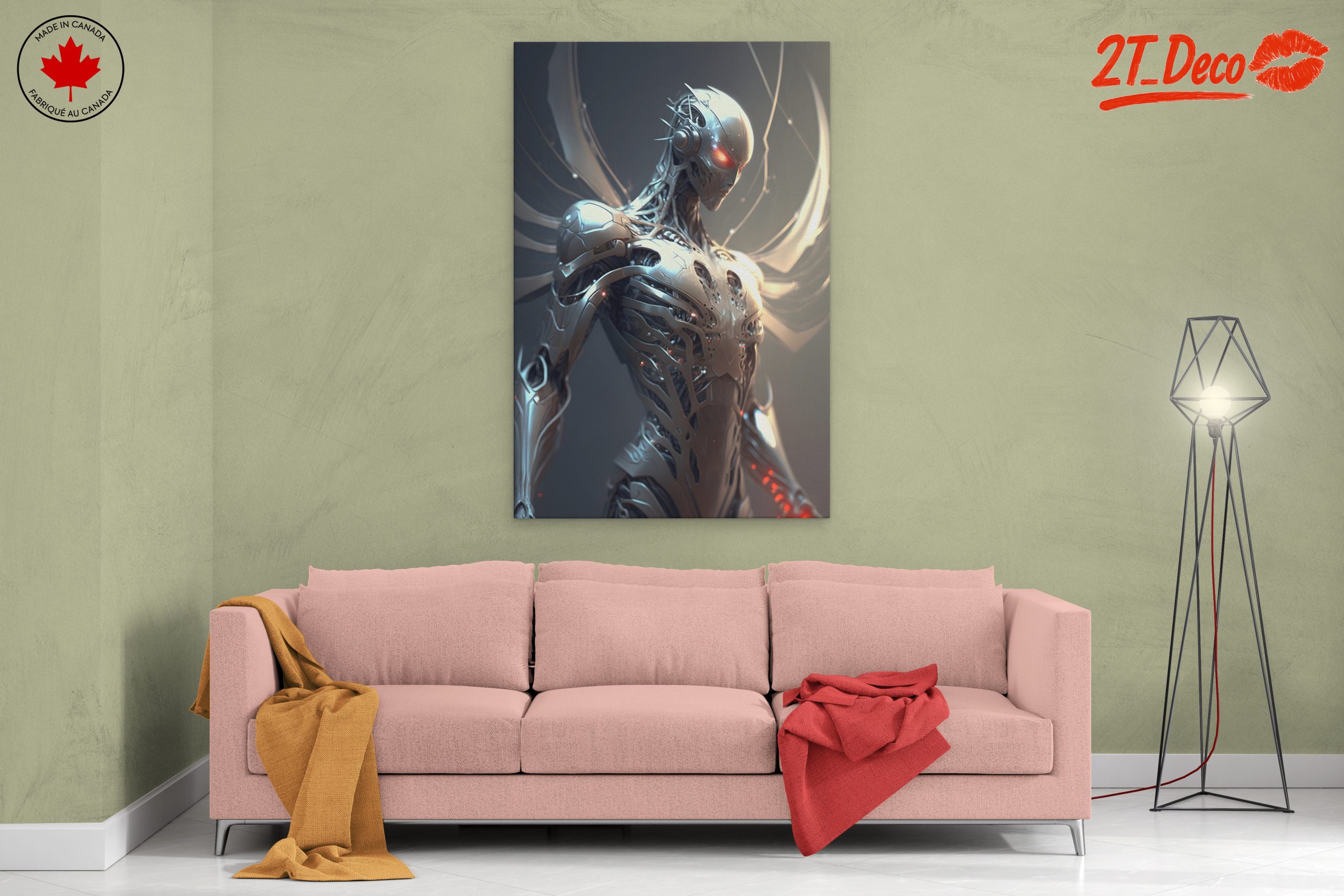 Futuristic Robotic Human Character Art - Image 2