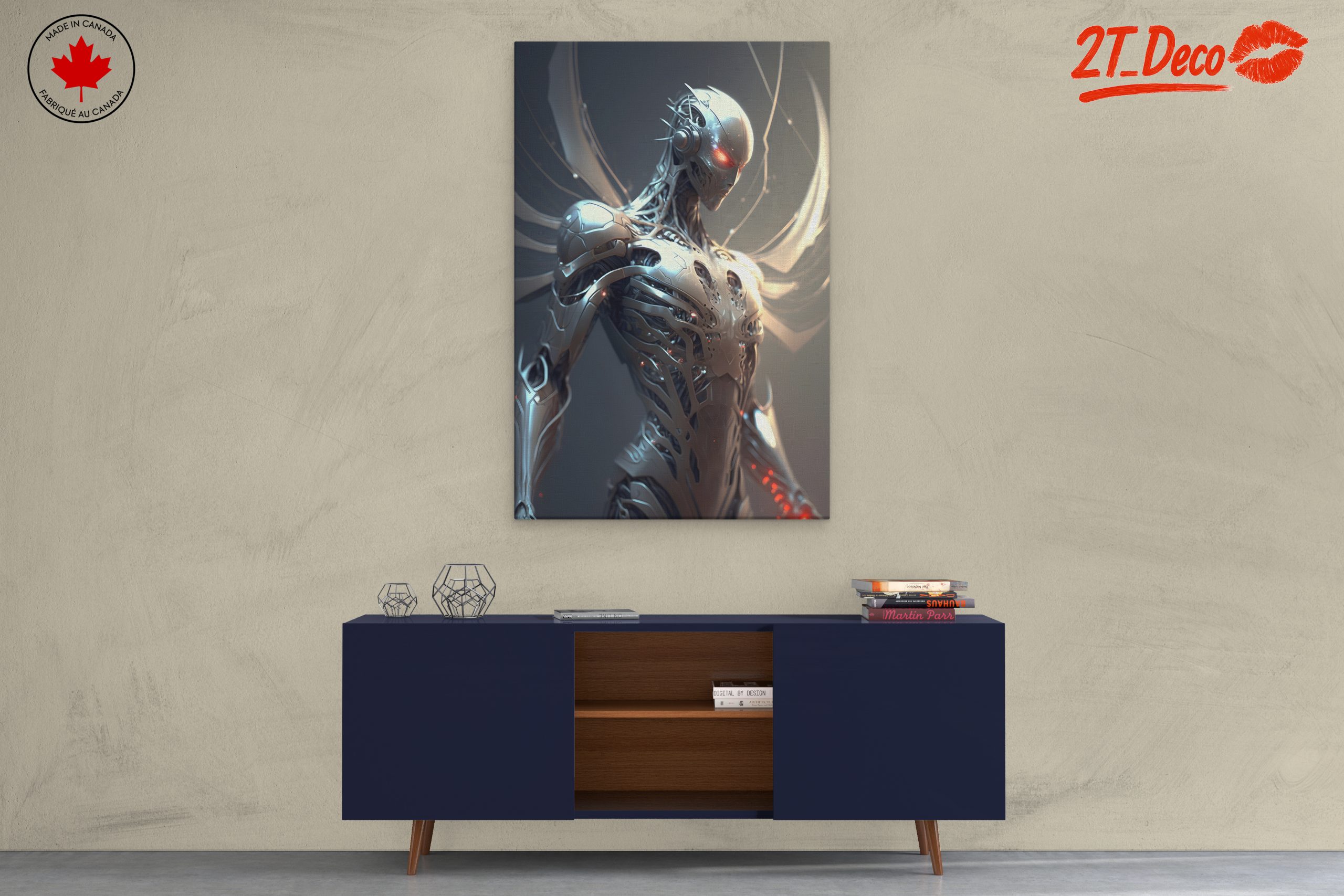Futuristic Robotic Human Character Art - Image 3