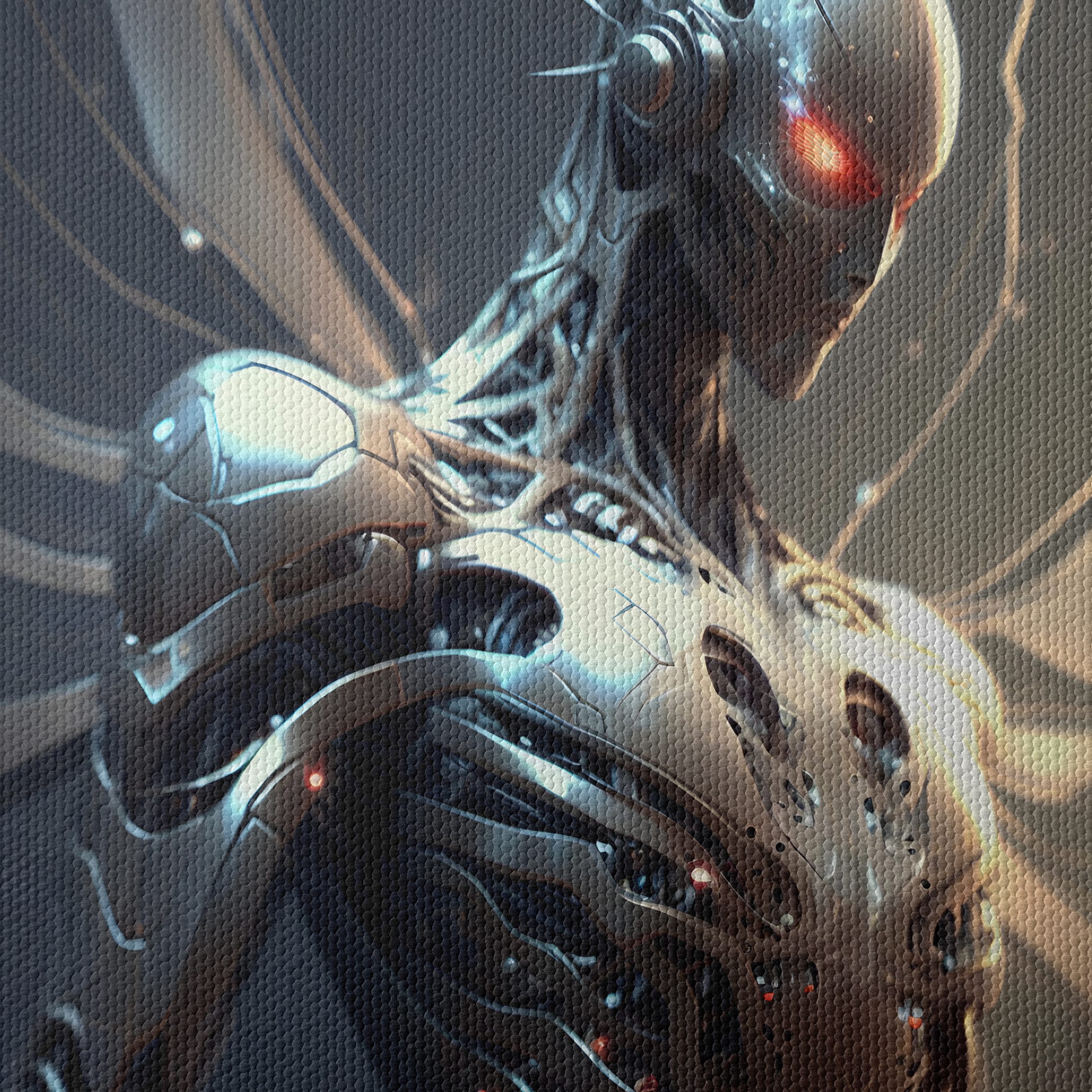Futuristic Robotic Human Character Art - Image 4