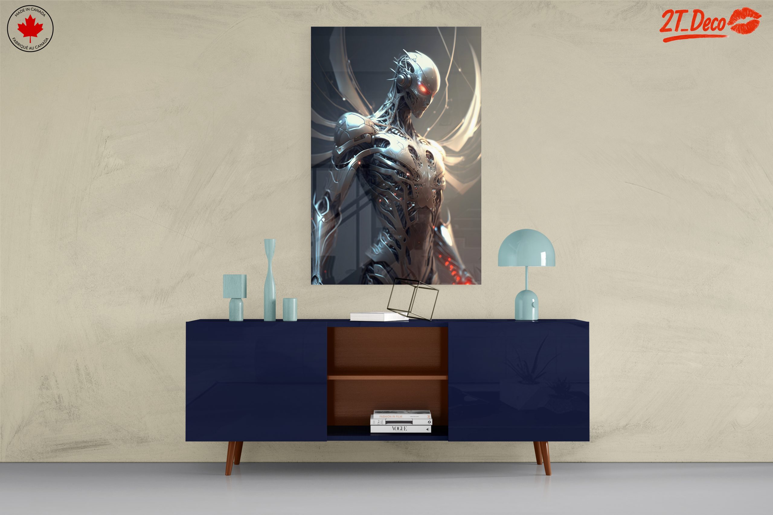 Futuristic Robotic Human Character Art - Image 8