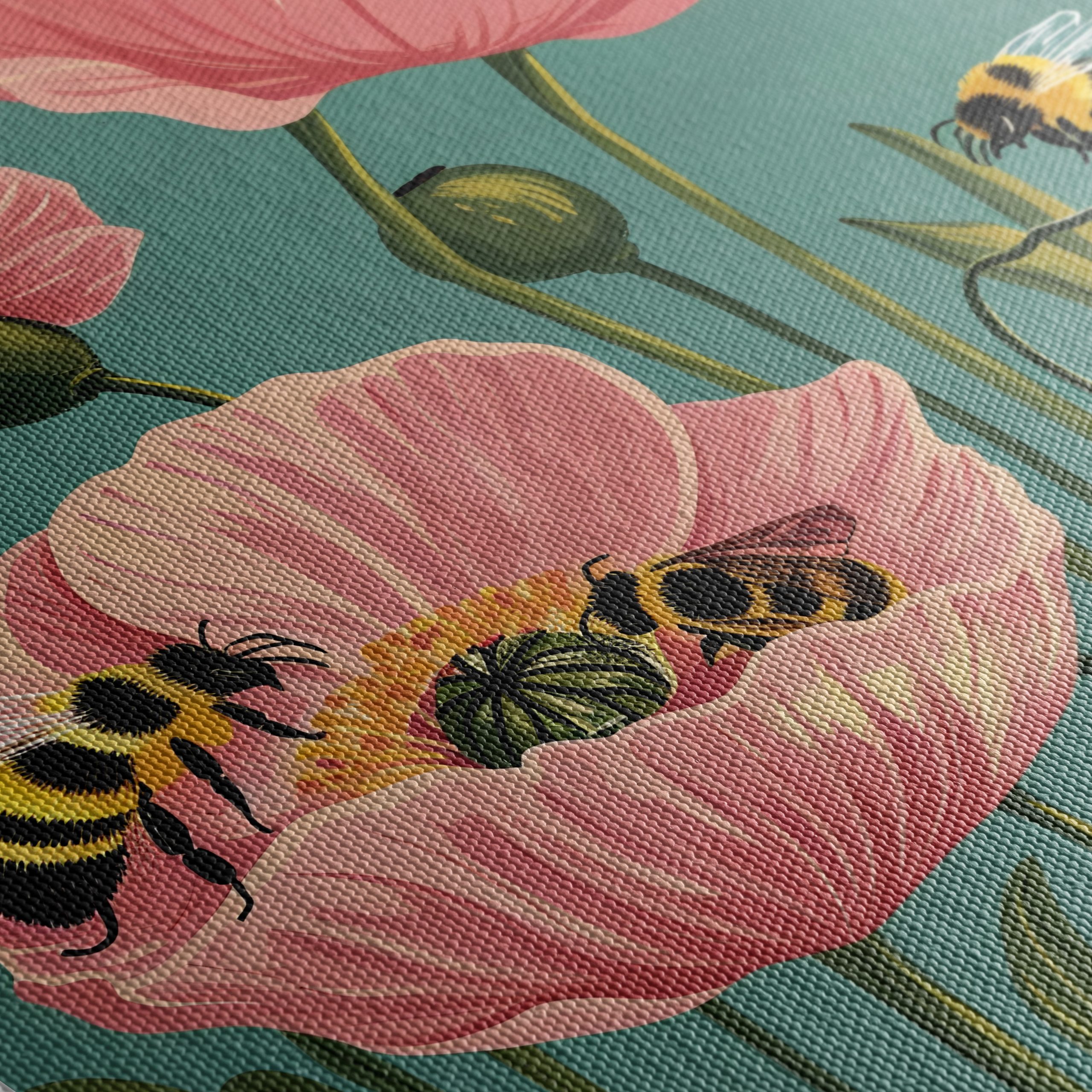 Bees and Poppies in Bloom - Image 5