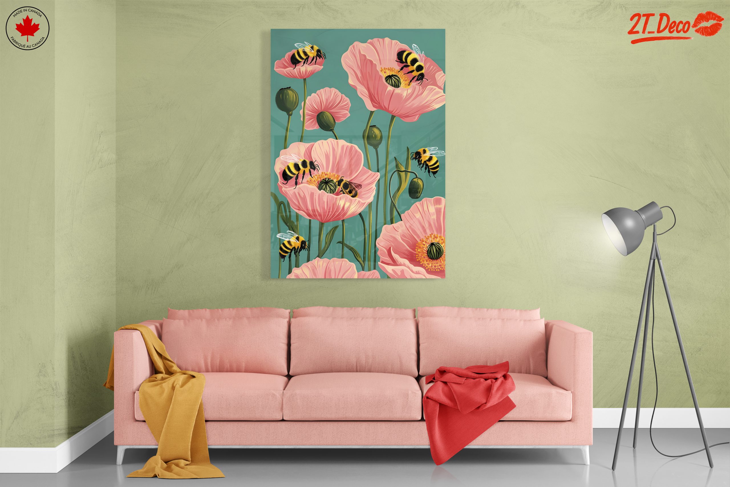 Bees and Poppies in Bloom - Image 7