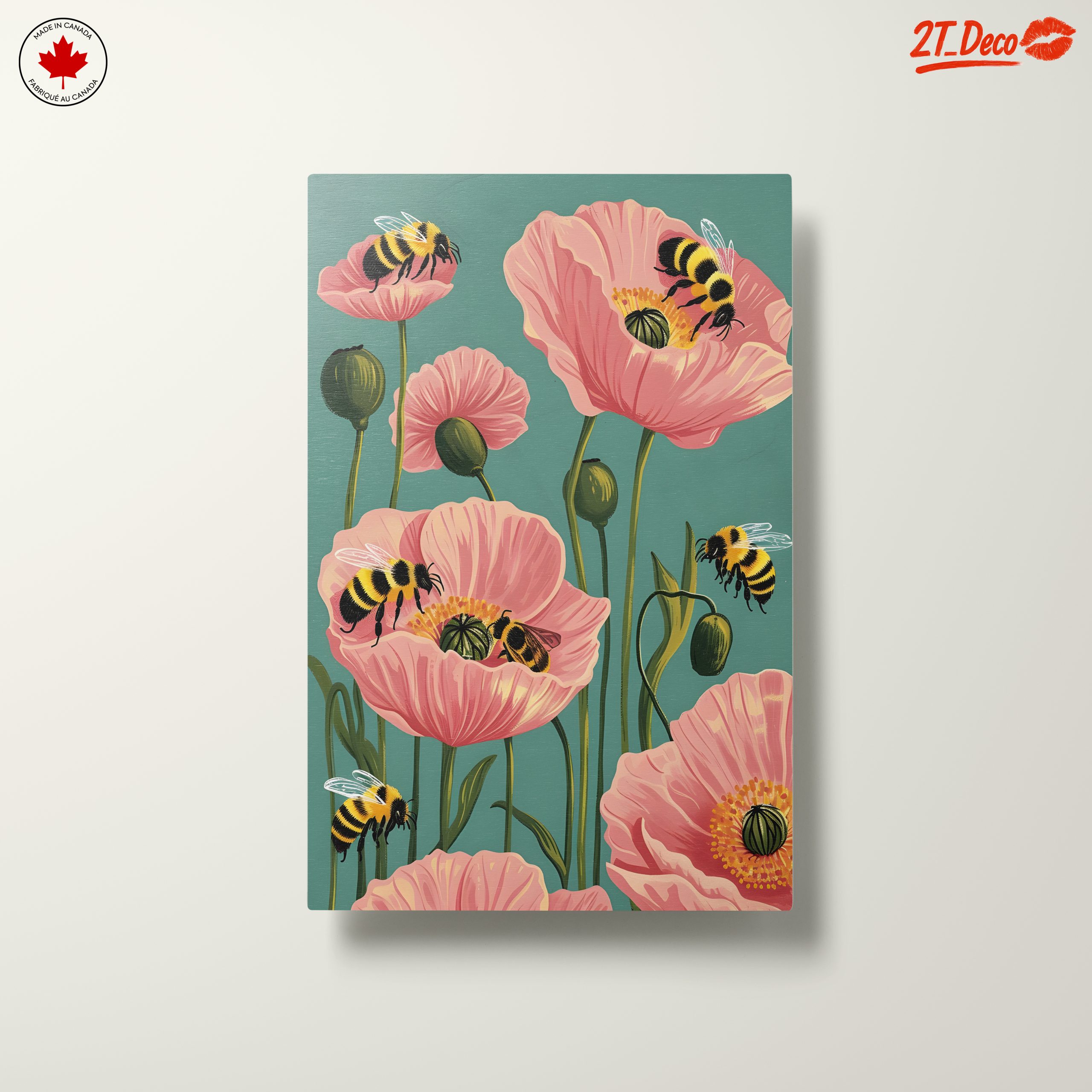 Bees and Poppies in Bloom - Image 10