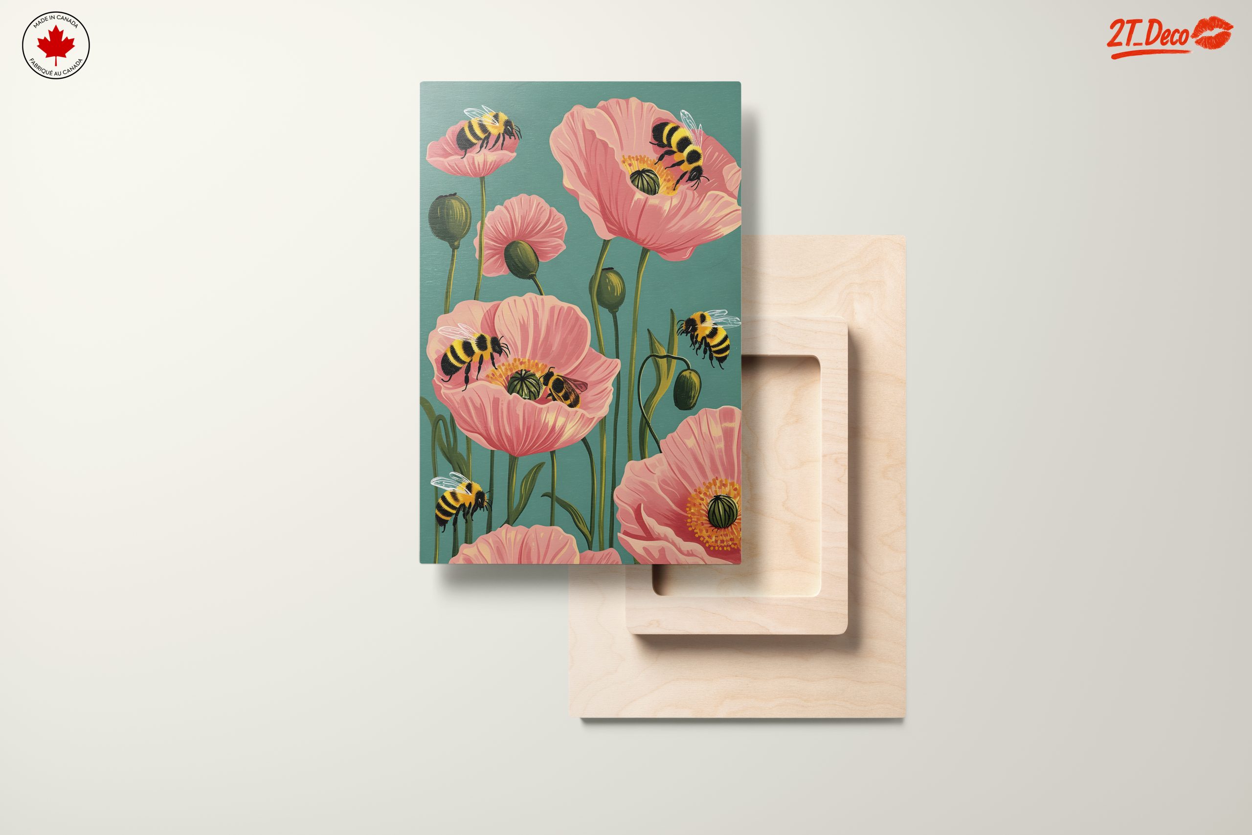 Bees and Poppies in Bloom - Image 11