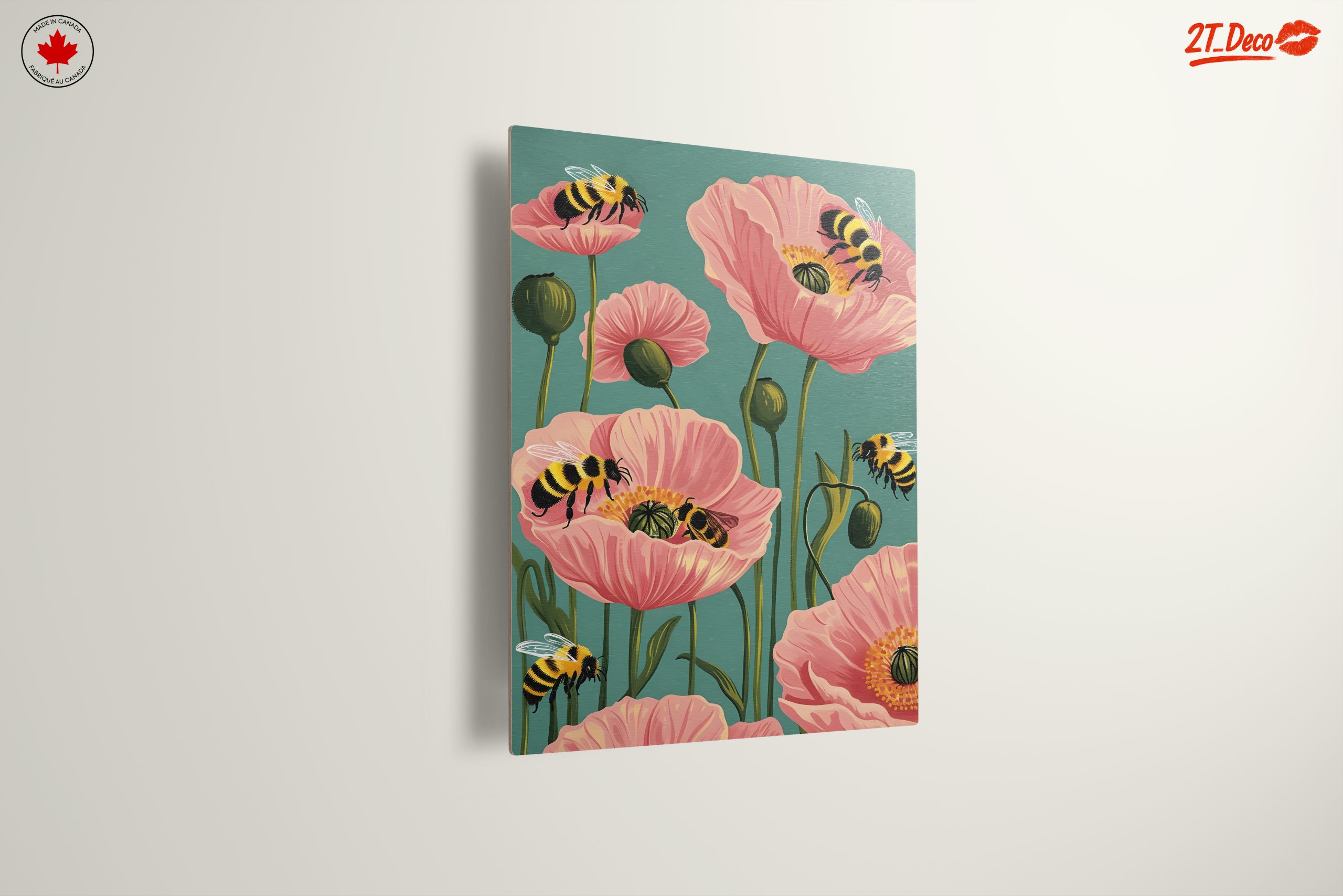 Bees and Poppies in Bloom - Image 13