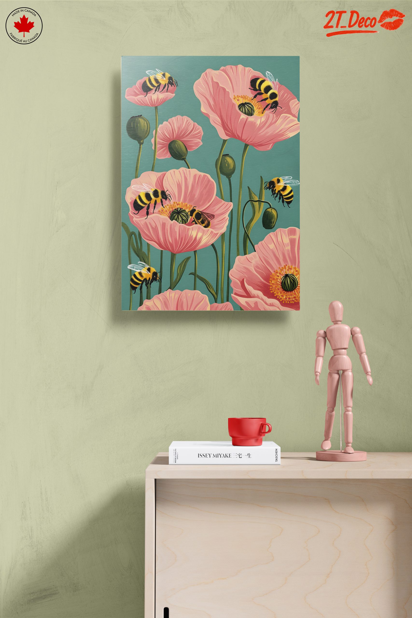 Bees and Poppies in Bloom - Image 14