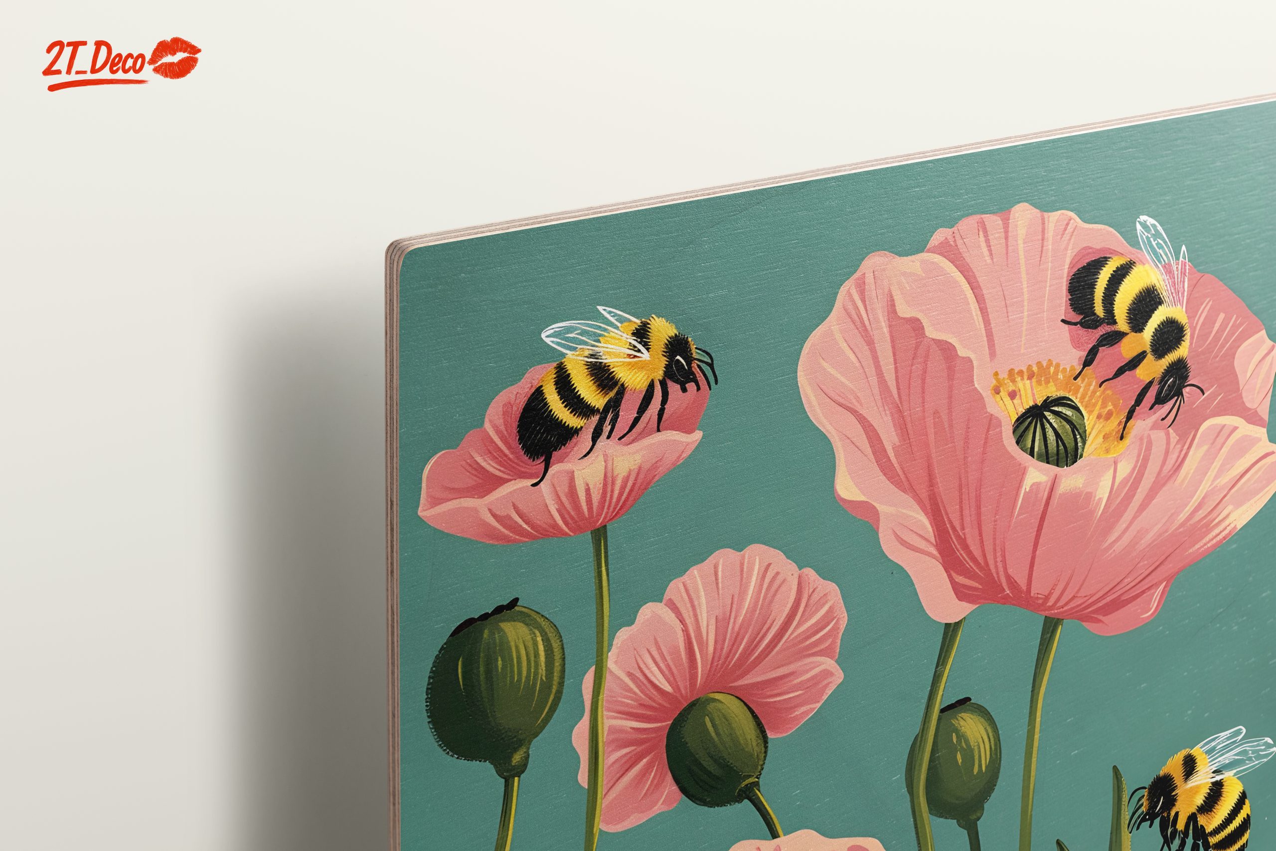 Bees and Poppies in Bloom - Image 15