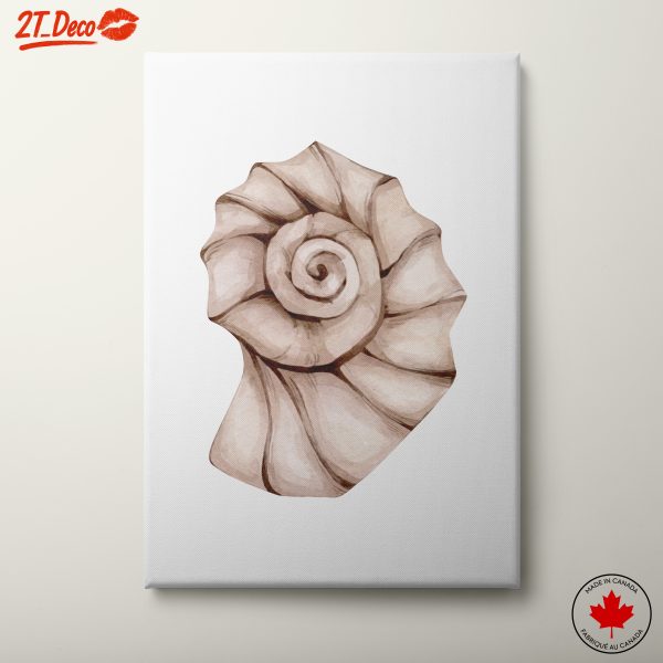 Elegant Shell Botanical Art