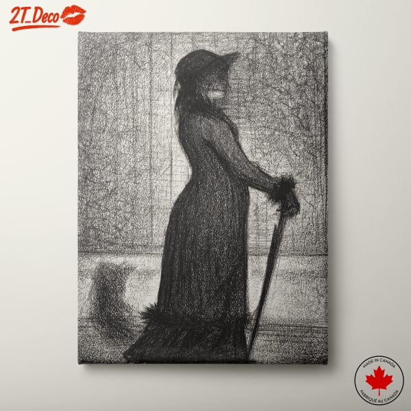 Elegant Silhouette of a Woman in Contemporary Style