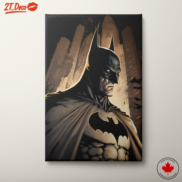 Batman Character Art in Gotham City