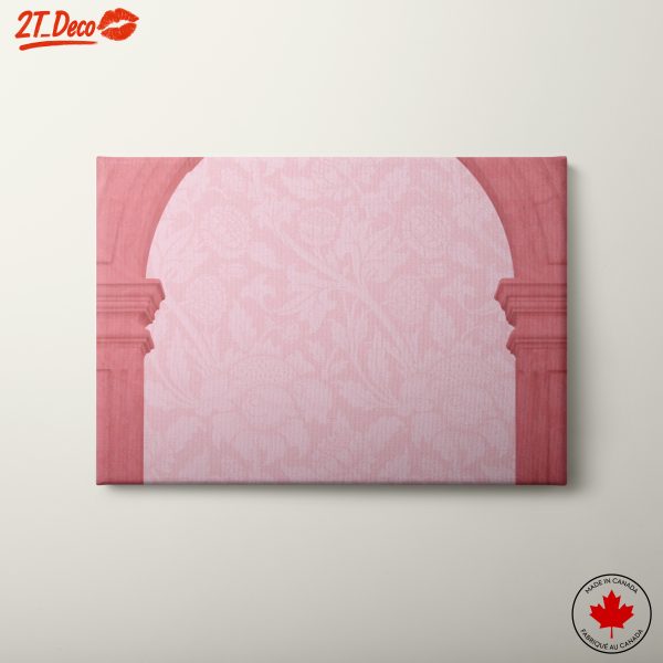 Elegant Floral Pattern in Soft Pink