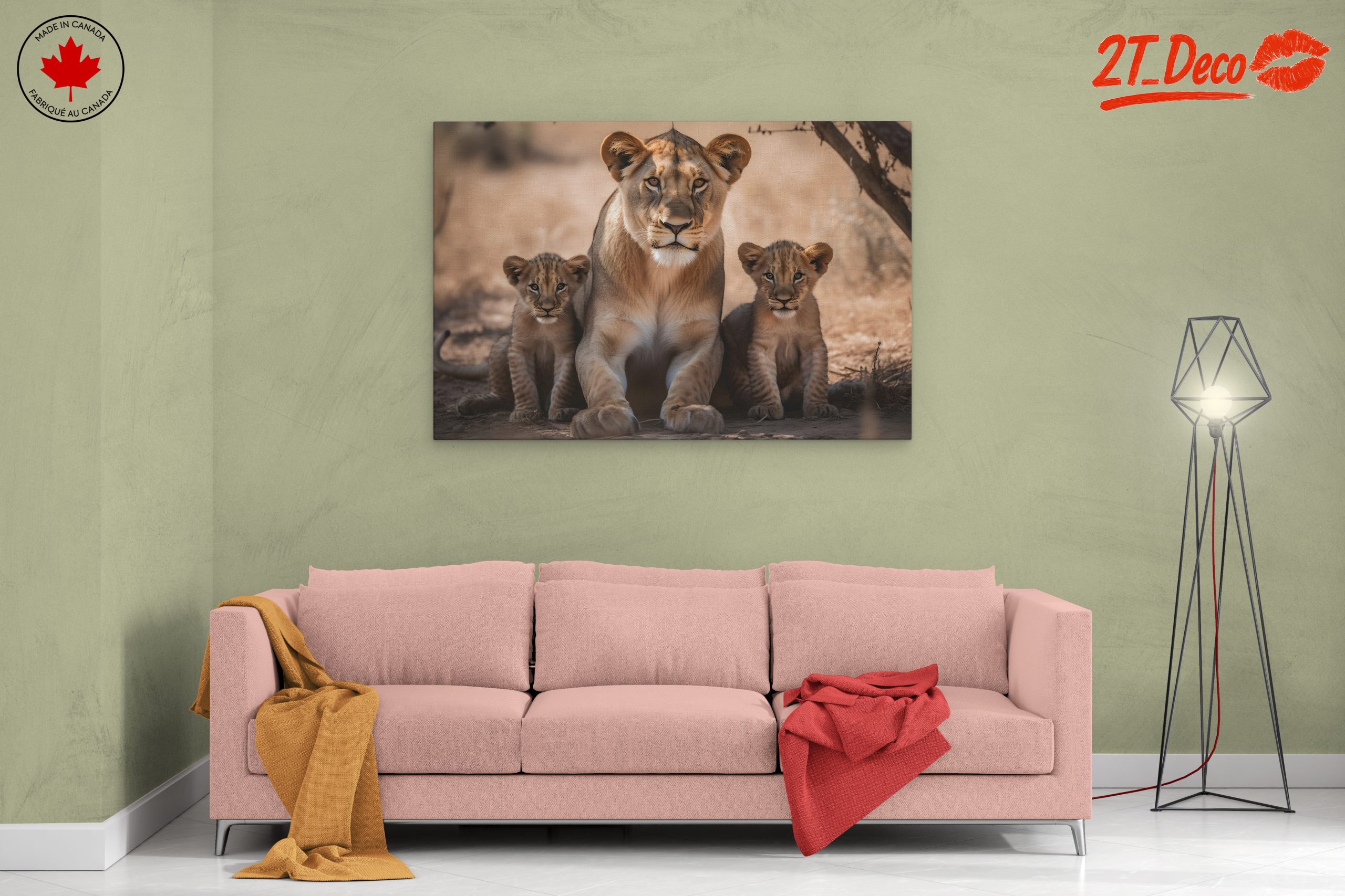 Majestic Lion Family in Nature - Image 2