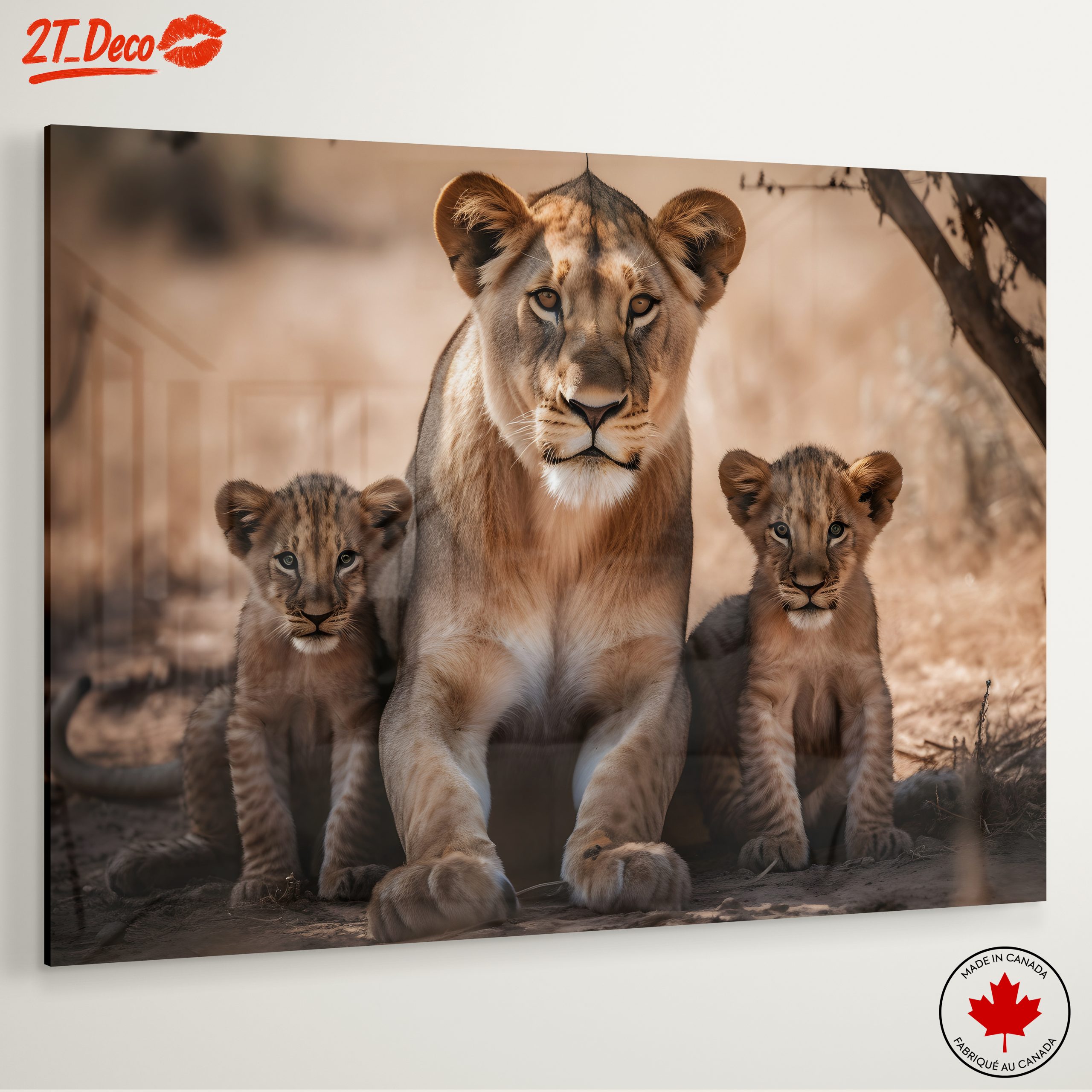 Majestic Lion Family in Nature - Image 6