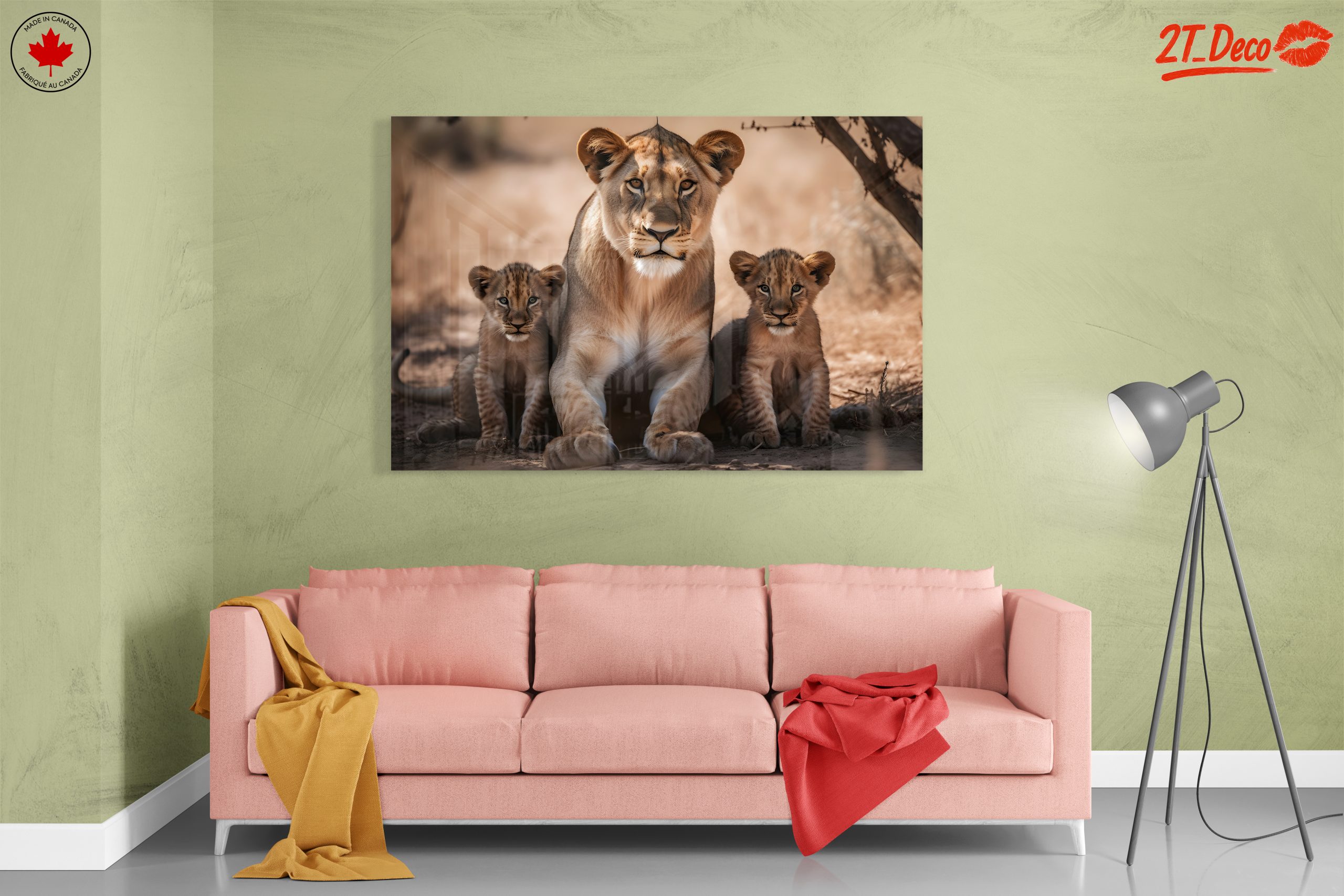Majestic Lion Family in Nature - Image 7