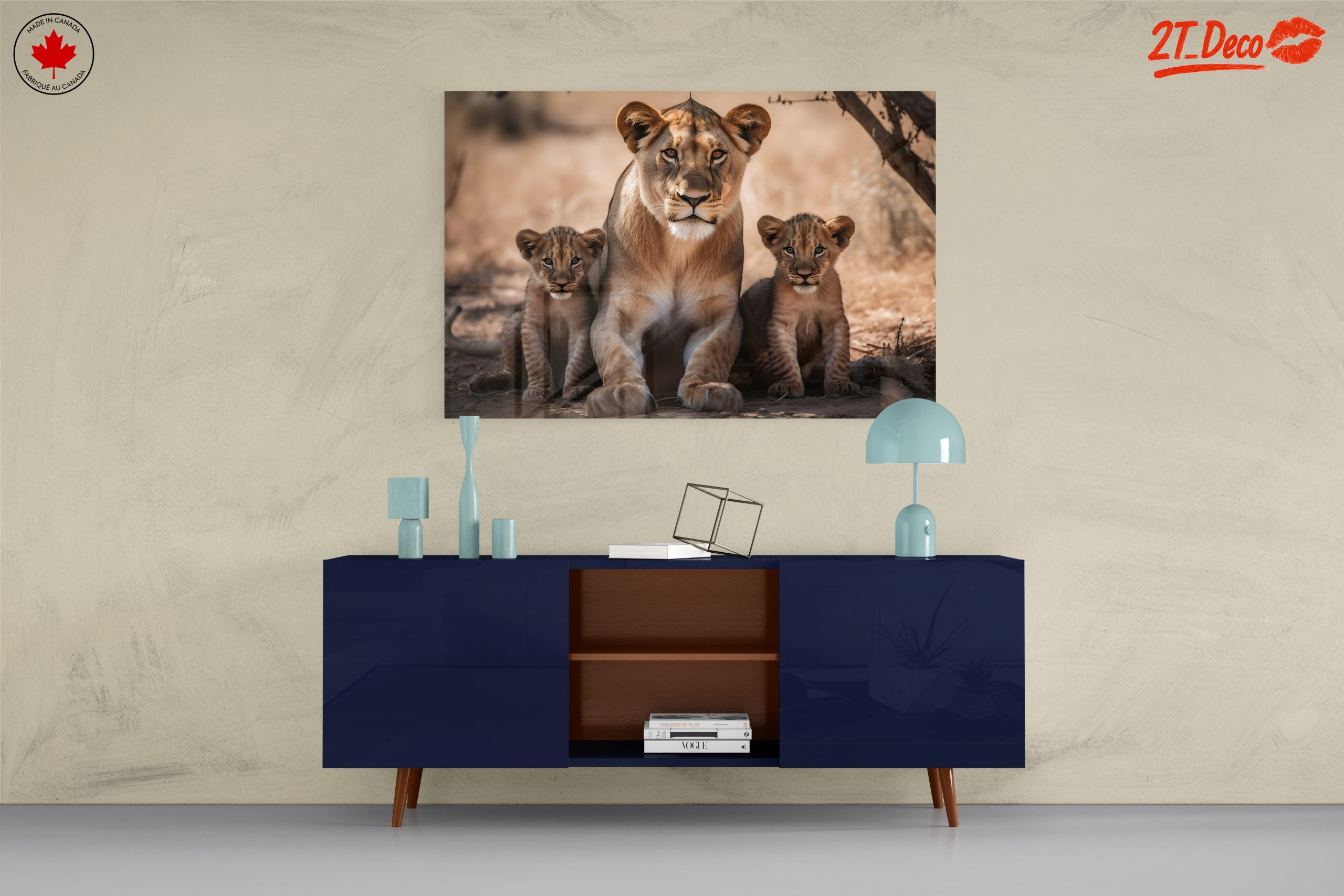 Majestic Lion Family in Nature - Image 8