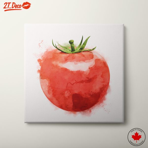 Stylized Tomato Abstract Art