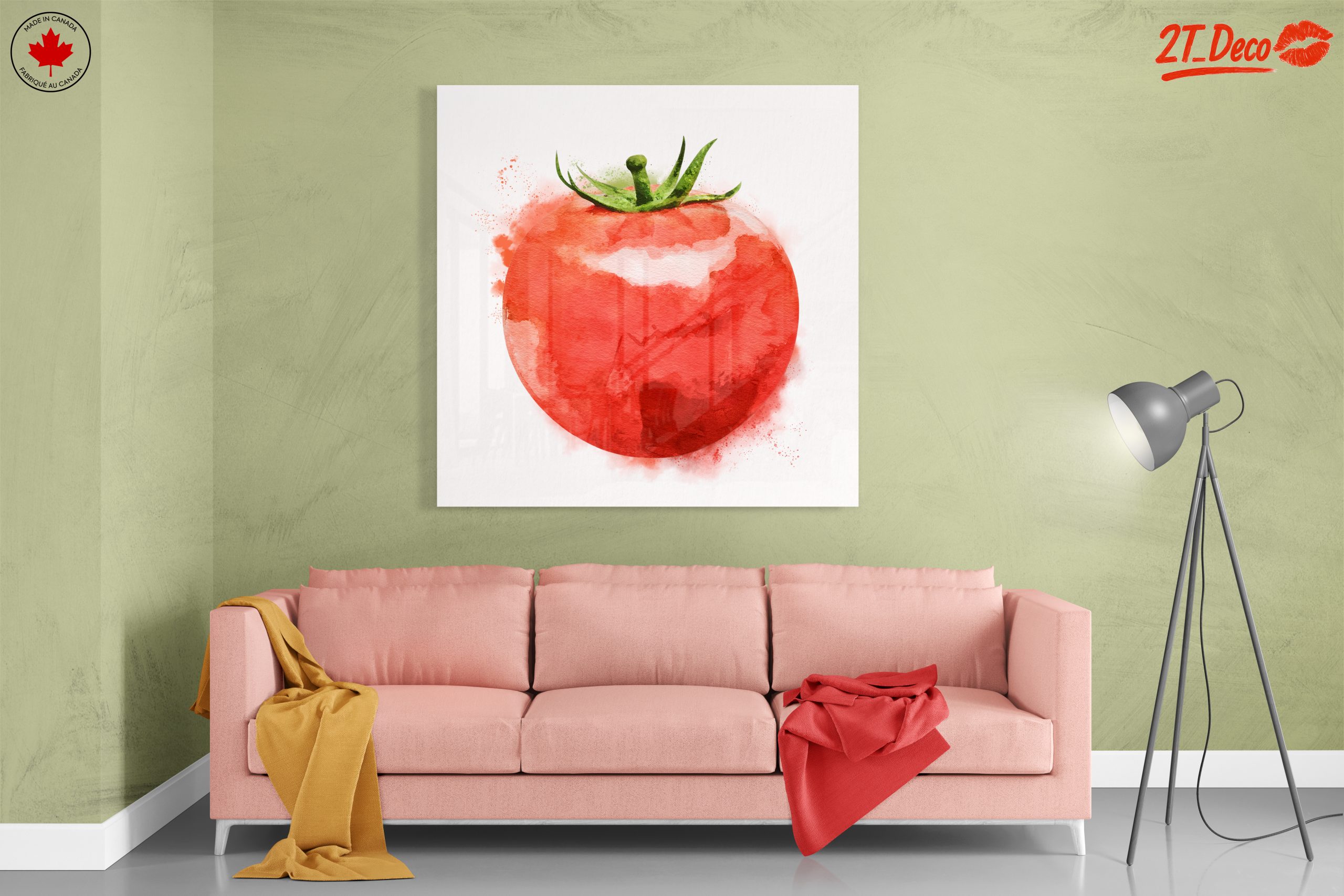 Stylized Tomato Abstract Art - Image 7