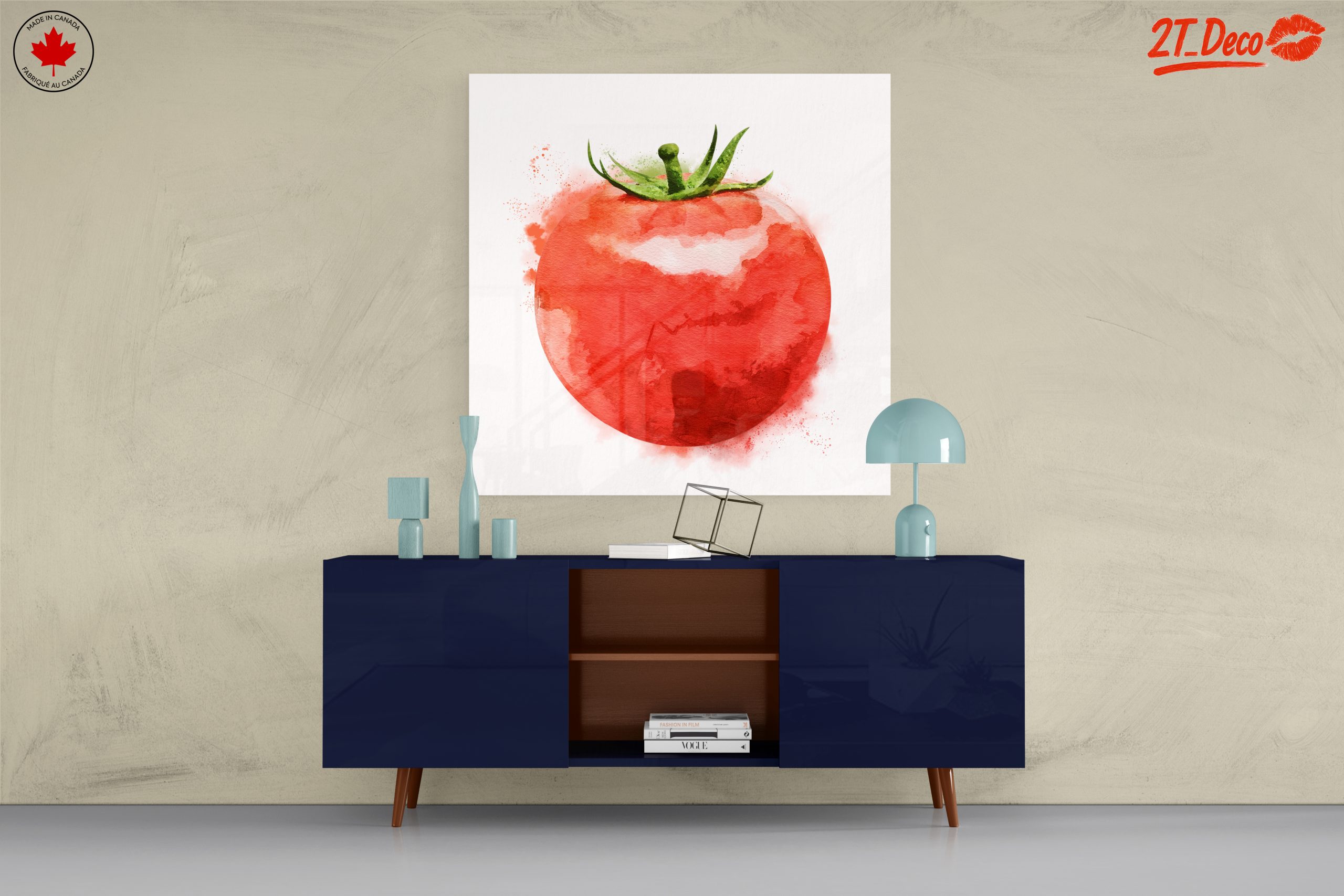 Stylized Tomato Abstract Art - Image 8