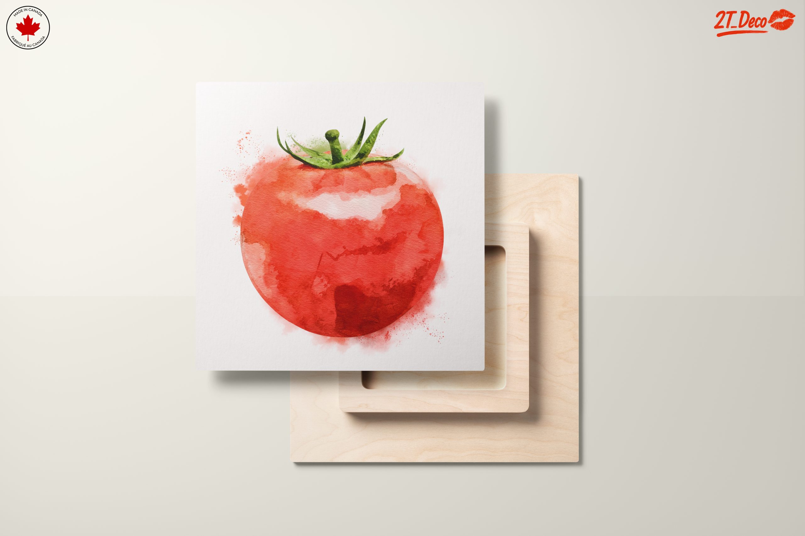 Stylized Tomato Abstract Art - Image 11