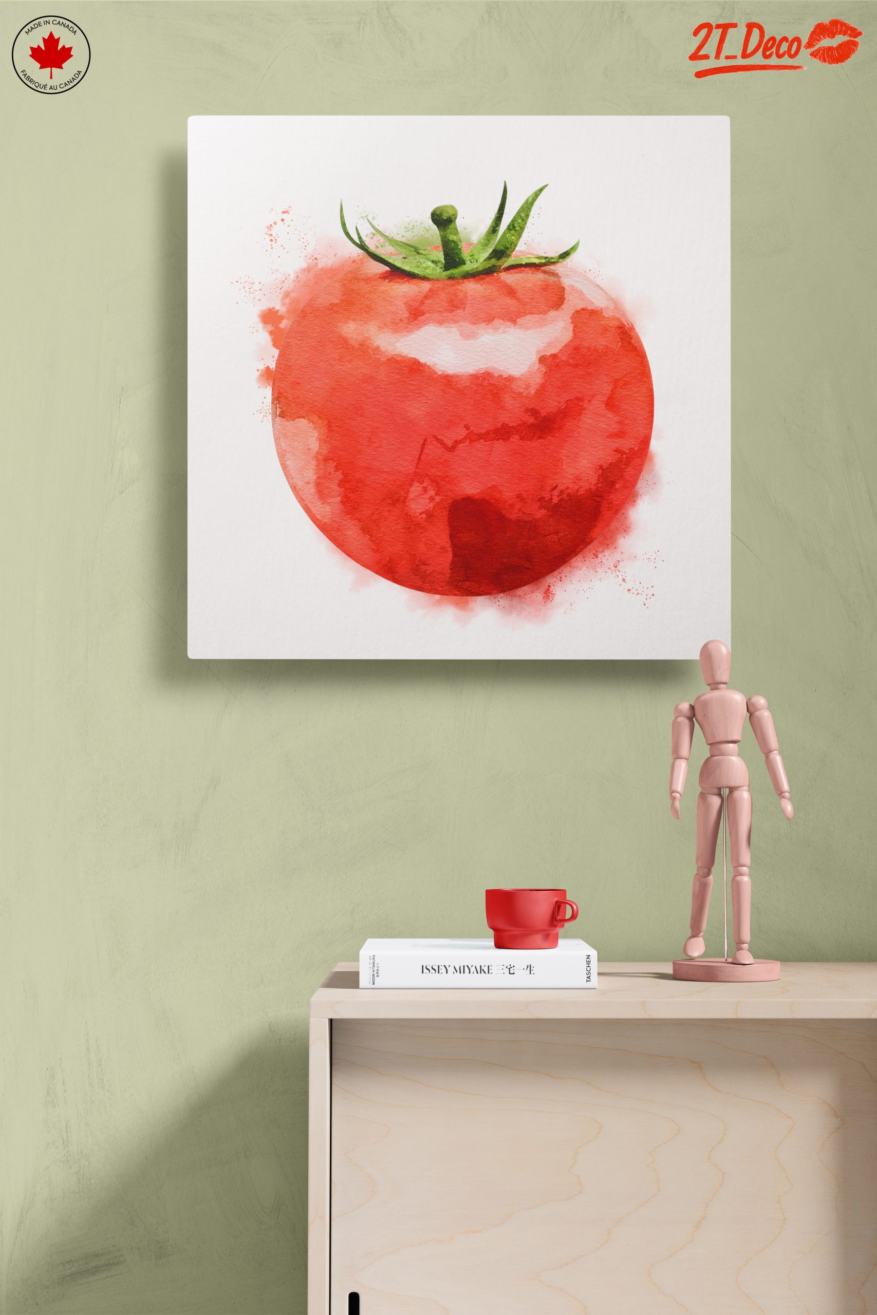 Stylized Tomato Abstract Art - Image 14