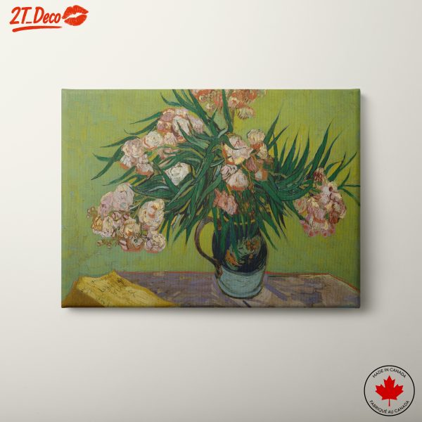 Vibrant Floral Arrangement on Green Background